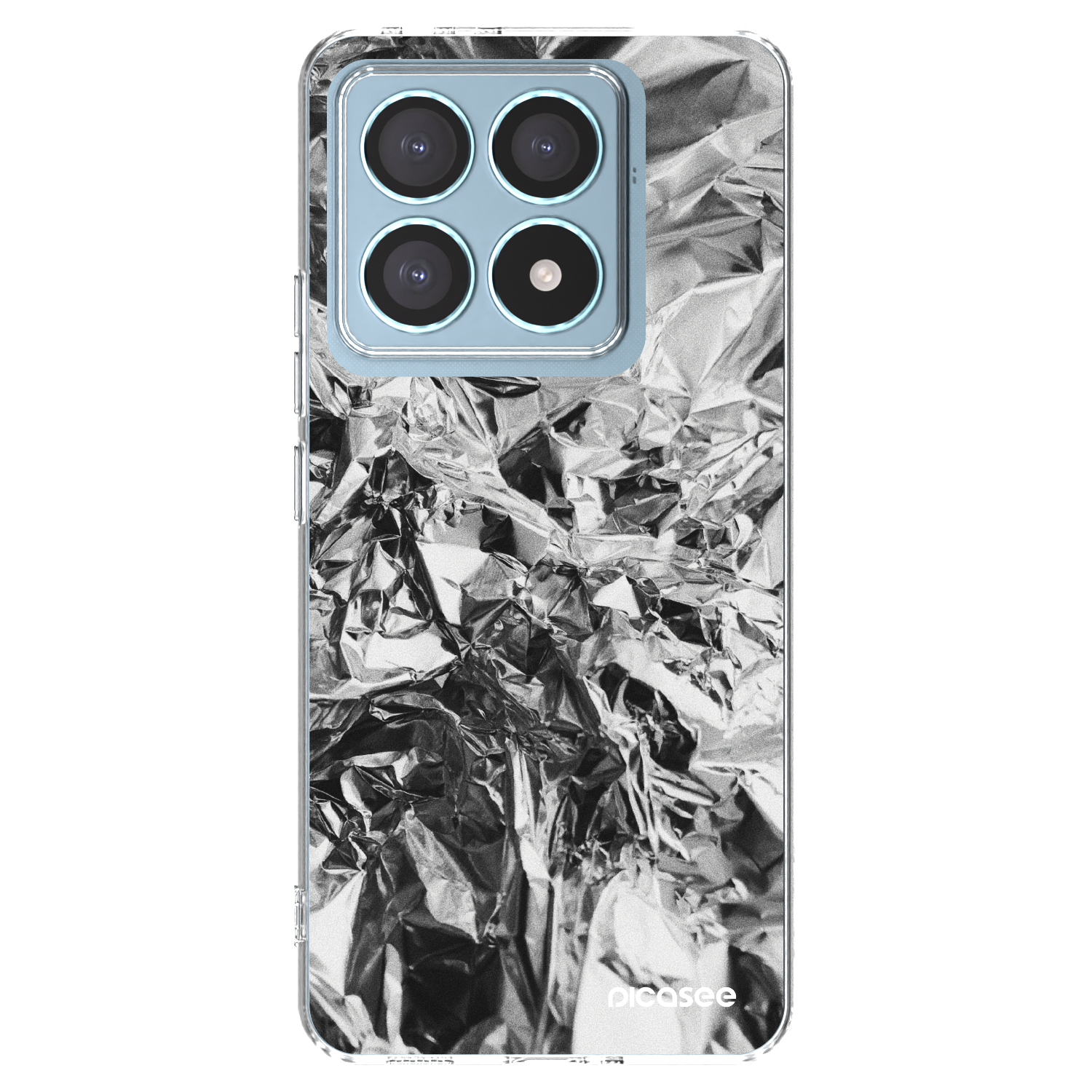 Picasee silikónový prehľadný obal pre Xiaomi 14T Pro - Chrome