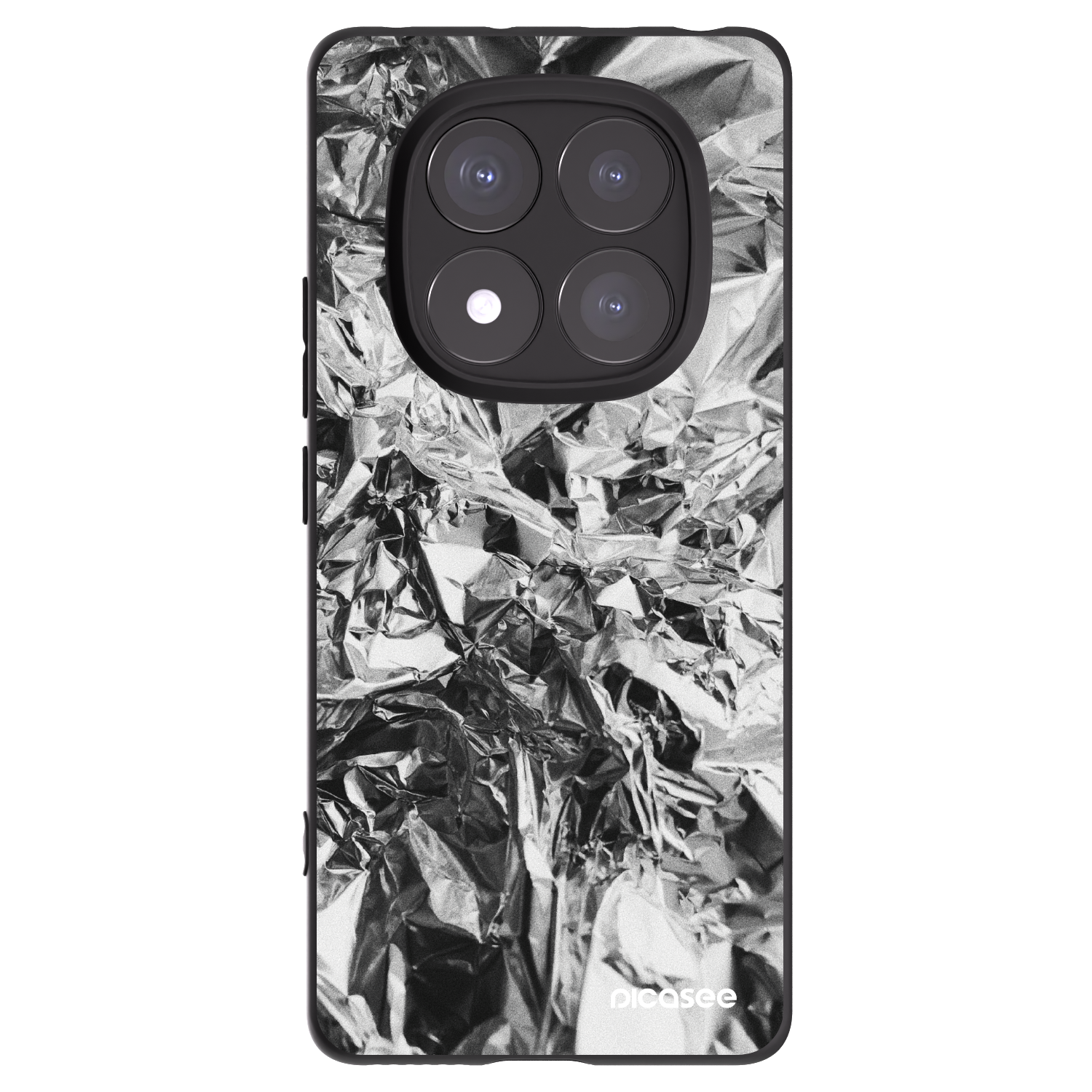 Silikónový čierny obal pre Xiaomi Redmi Note 14 Pro+ 5G - Chrome