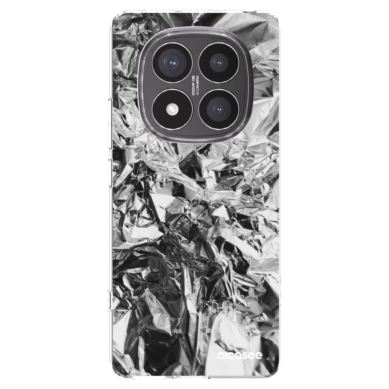 Silikónový prehľadný obal pre Xiaomi Redmi Note 14 Pro+ 5G - Chrome