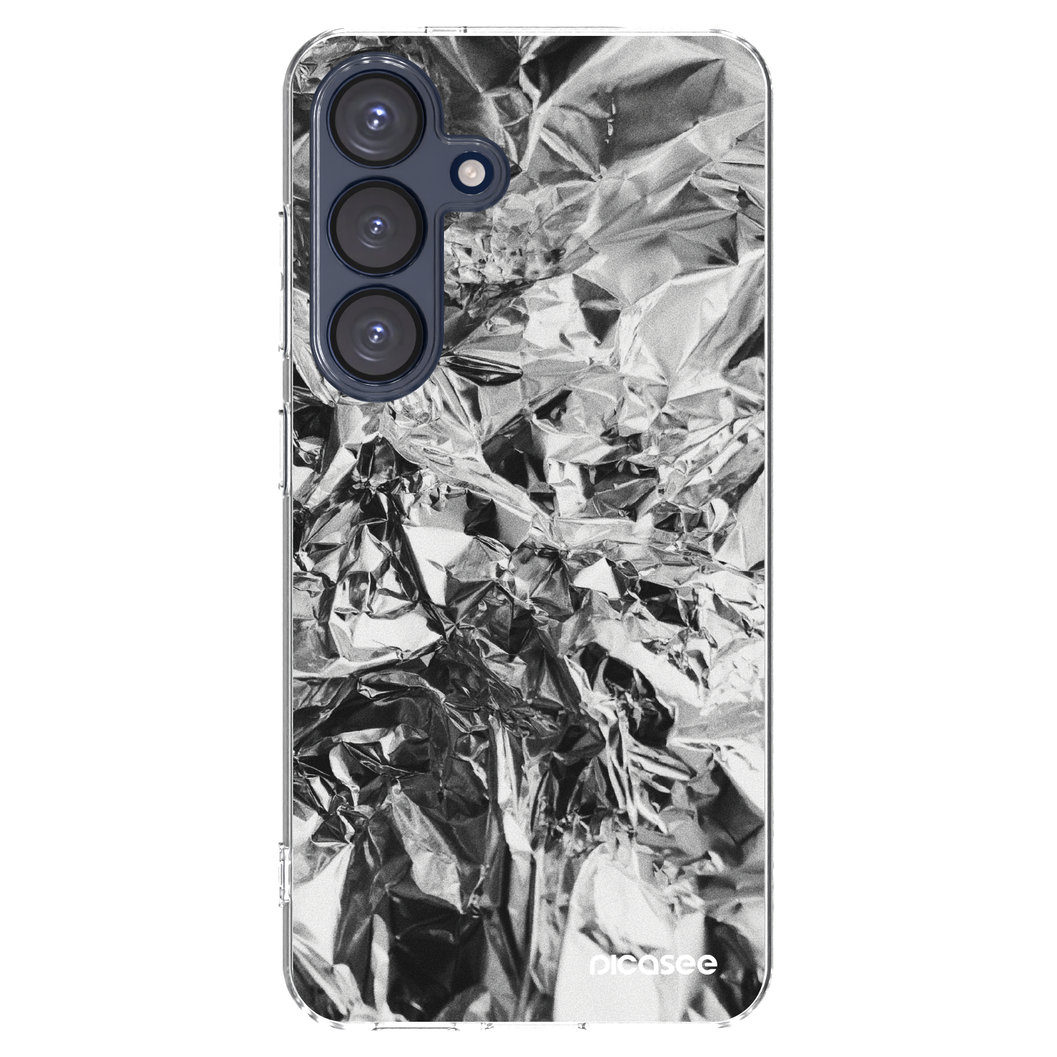 Picasee silikónový prehľadný obal pre Samsung Galaxy S25 5G - Chrome