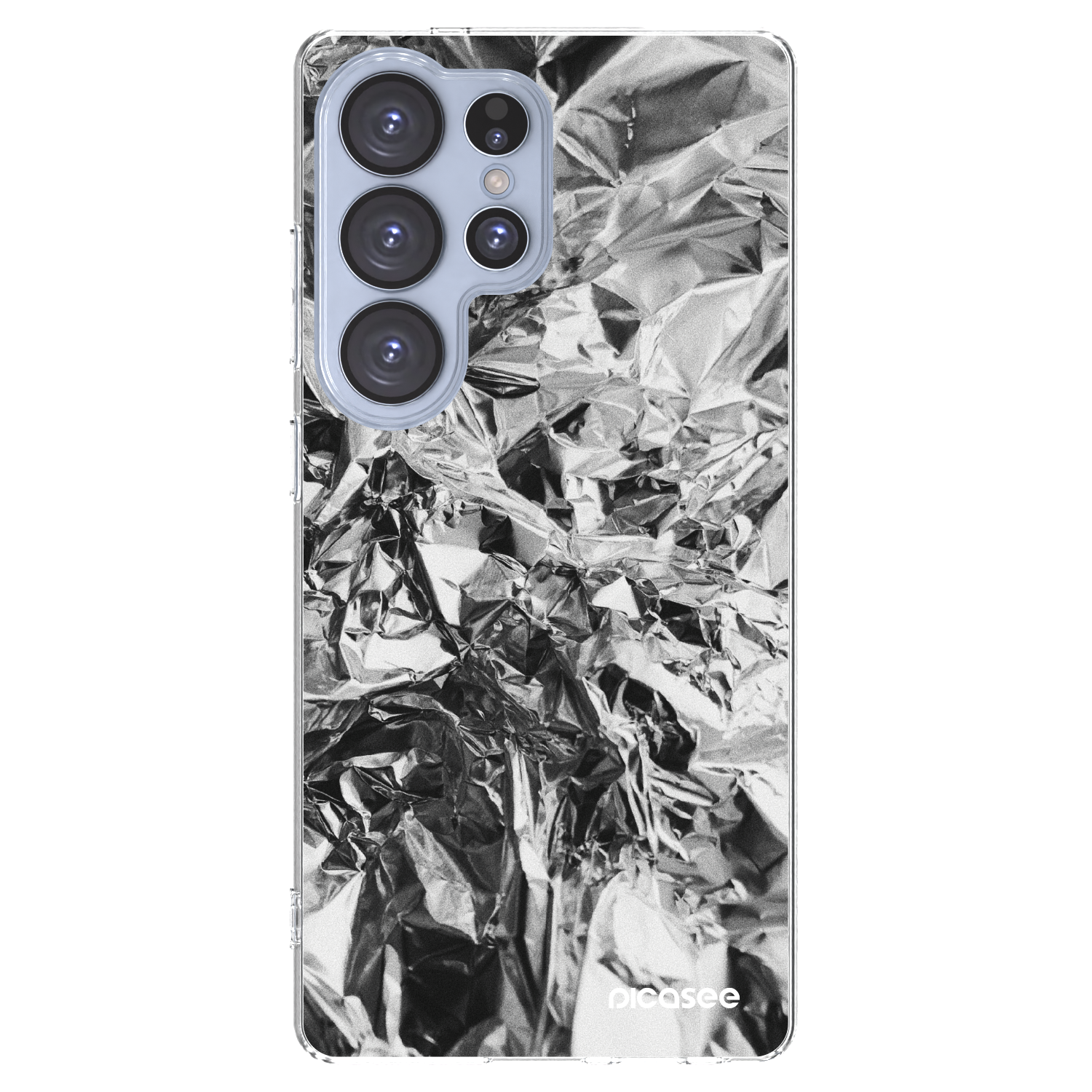 Picasee silikónový prehľadný obal pre Samsung Galaxy S25 Ultra 5G - Chrome