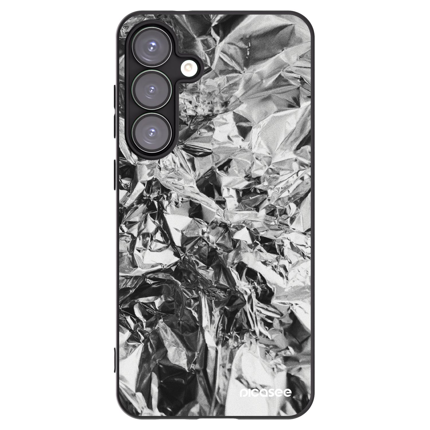 Picasee silikónový čierny obal pre Samsung Galaxy S25+ 5G - Chrome