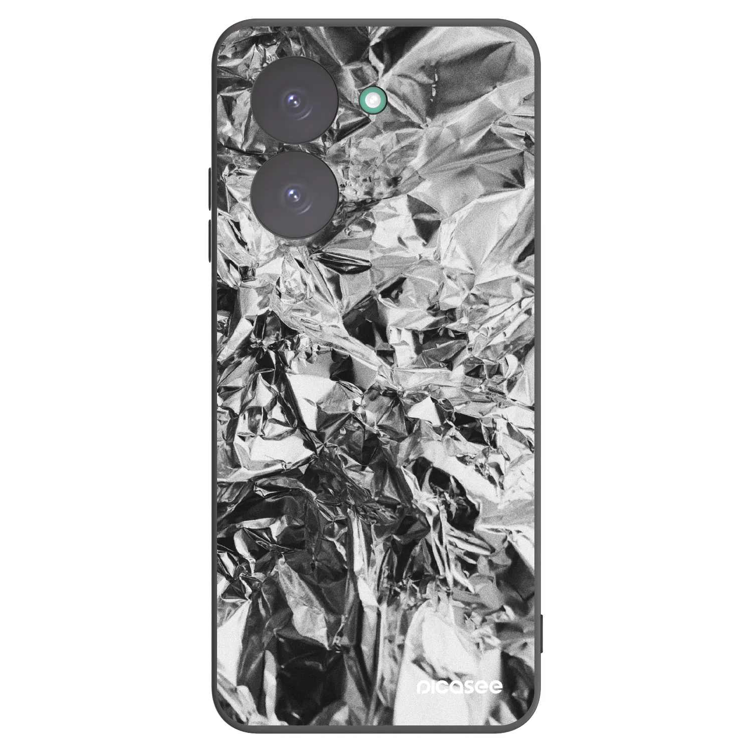 Picasee silikónový čierny obal pre Xiaomi Redmi A5 - Chrome