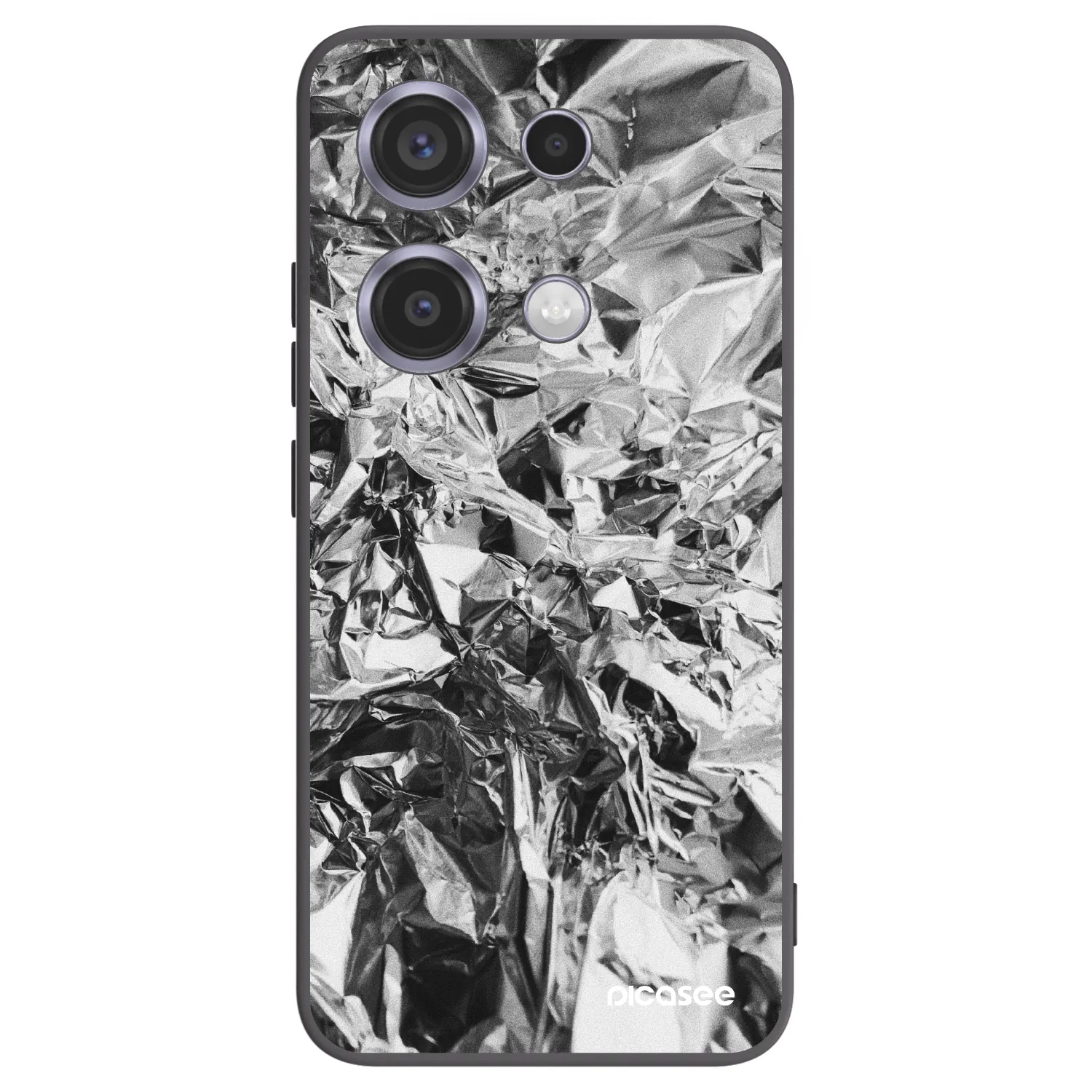 Silikónový čierny obal pre Xiaomi Redmi Note 14S - Chrome