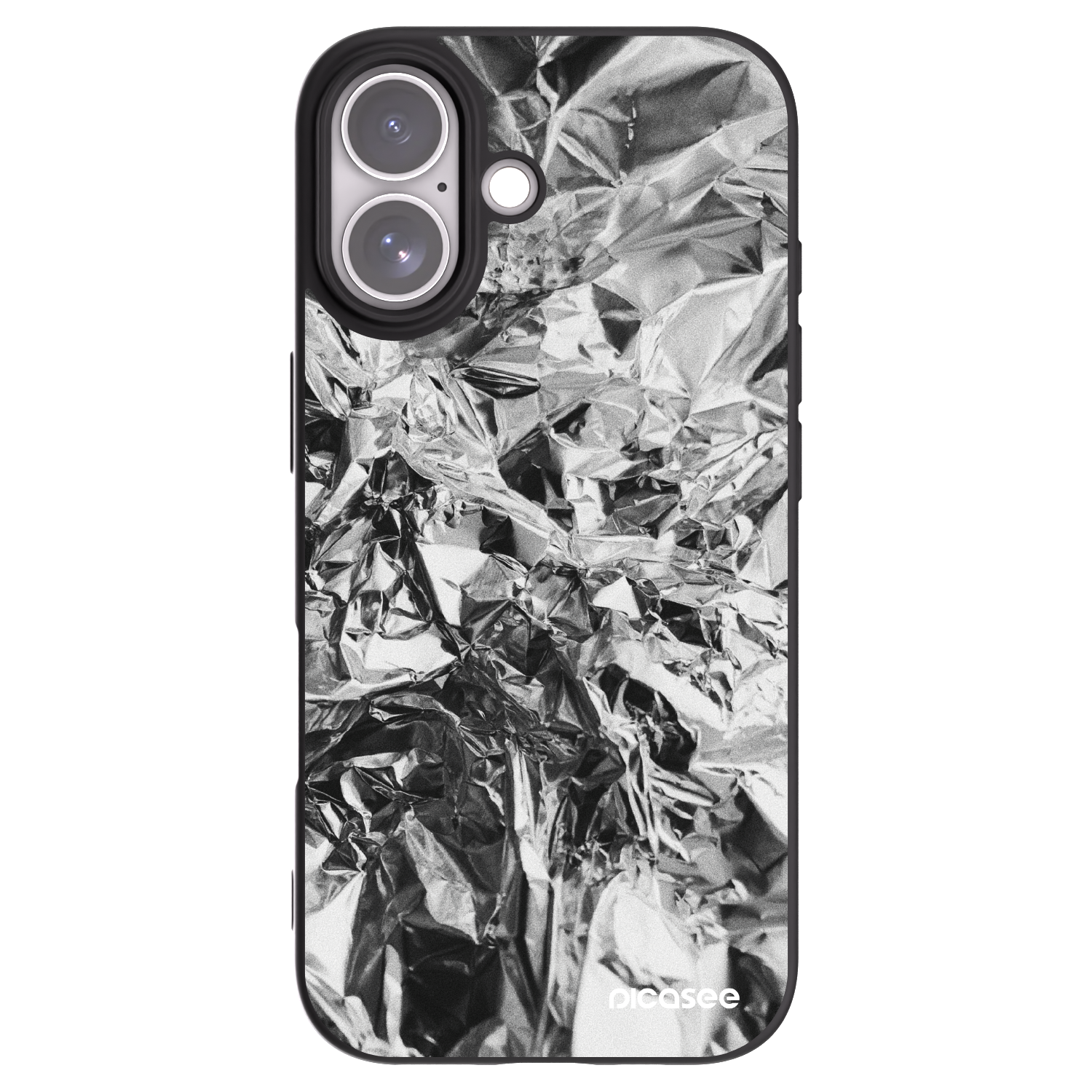 Picasee silikónový čierny obal pre Apple iPhone 17 - Chrome