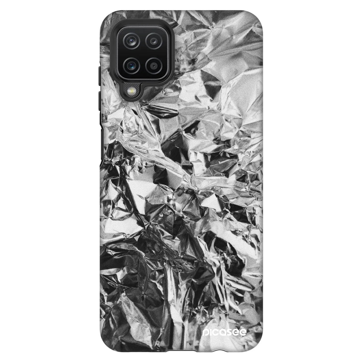 Picasee Fashion Case pre Samsung Galaxy A12 A125F - Chrome
