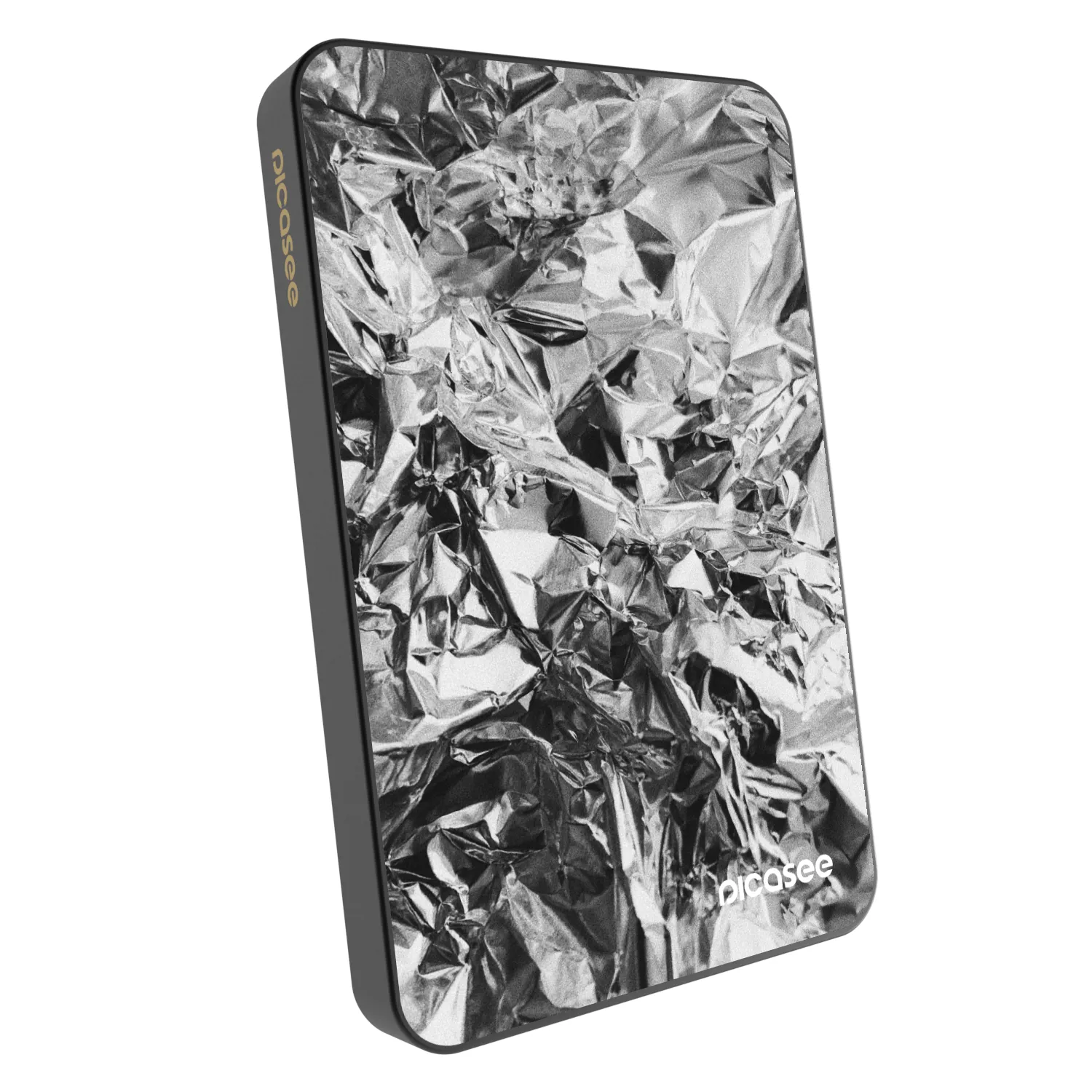 Picasee Powerbanka s MagSafe 5 000 mAh Šedá - Chrome