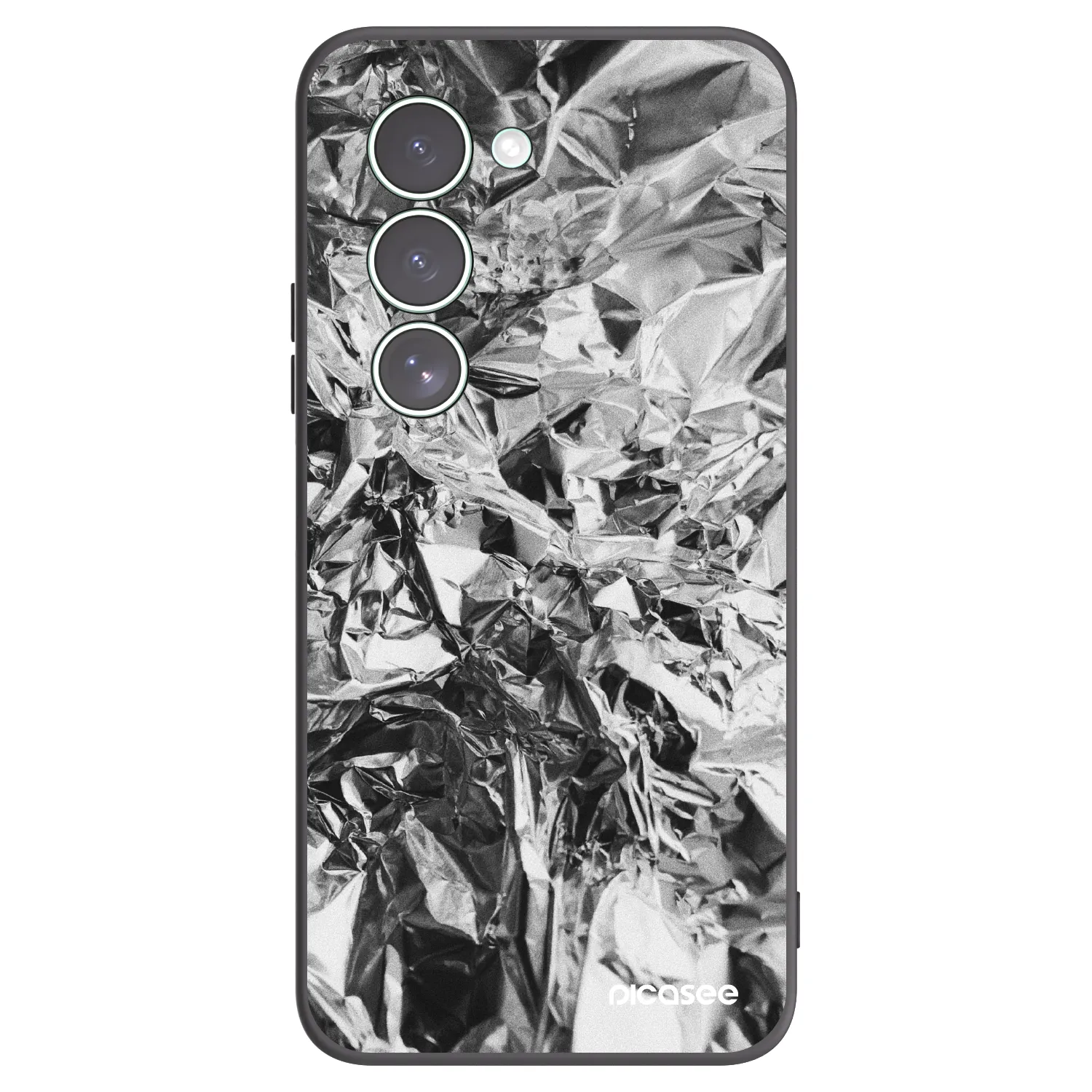 Silikónový čierny obal pre Xiaomi Redmi 15 5G - Chrome