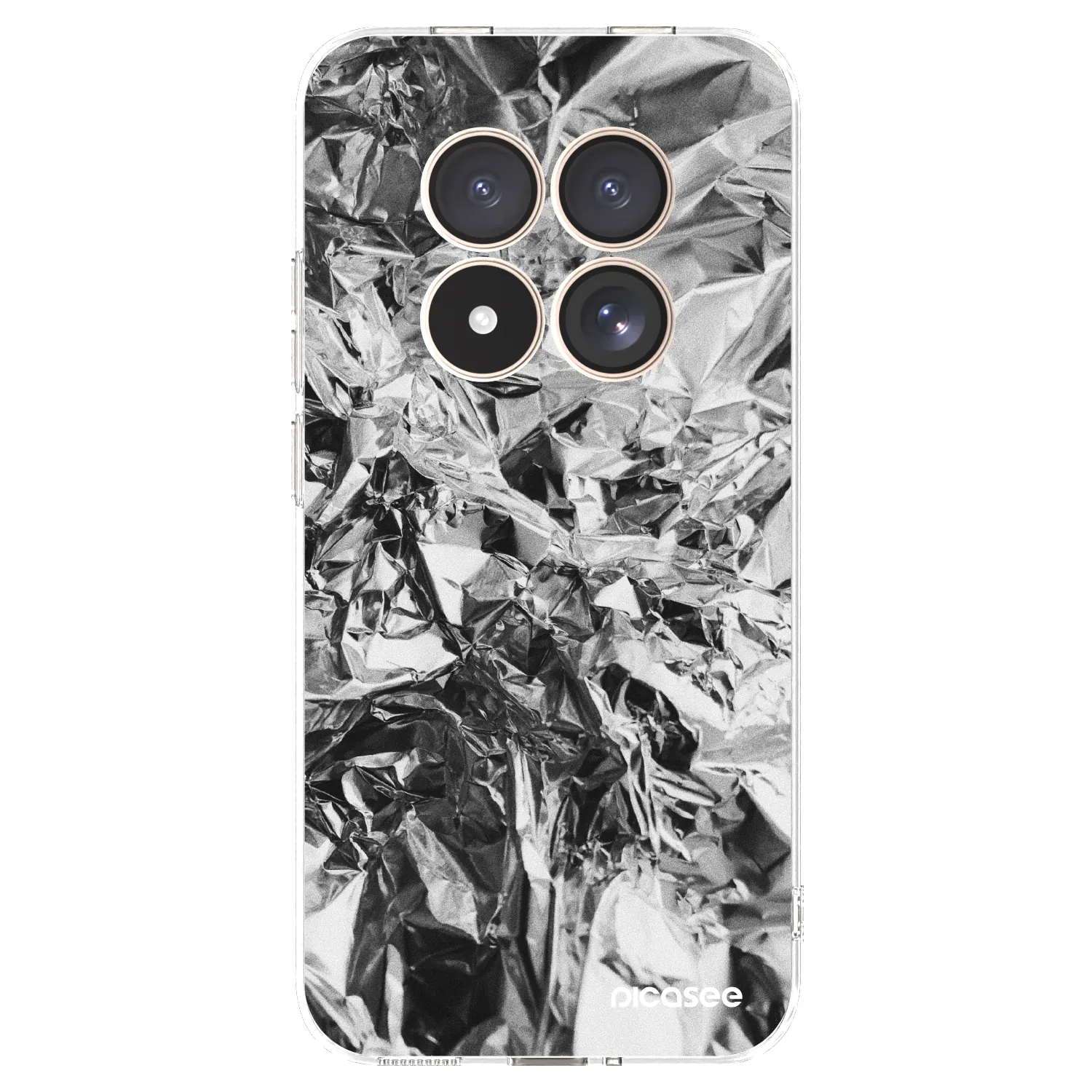 Picasee silikónový prehľadný obal pre Xiaomi Redmi Note 15 Pro 4G - Chrome