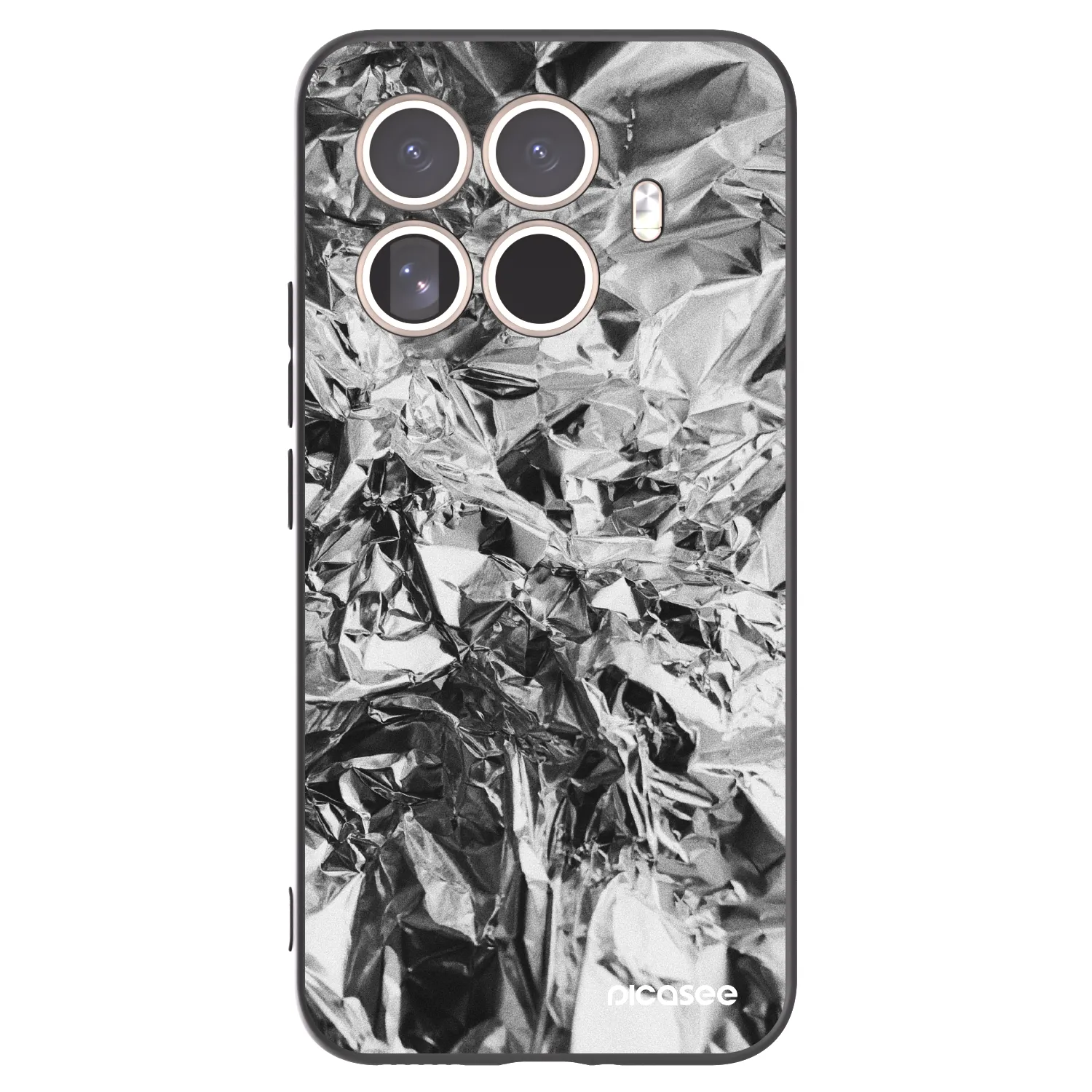 Picasee silikónový čierny obal pre Xiaomi 15T Pro - Chrome