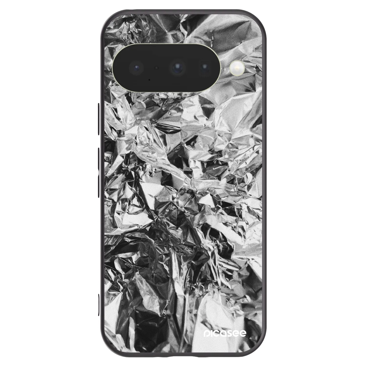 Picasee silikónový čierny obal pre Google Pixel 10 - Chrome