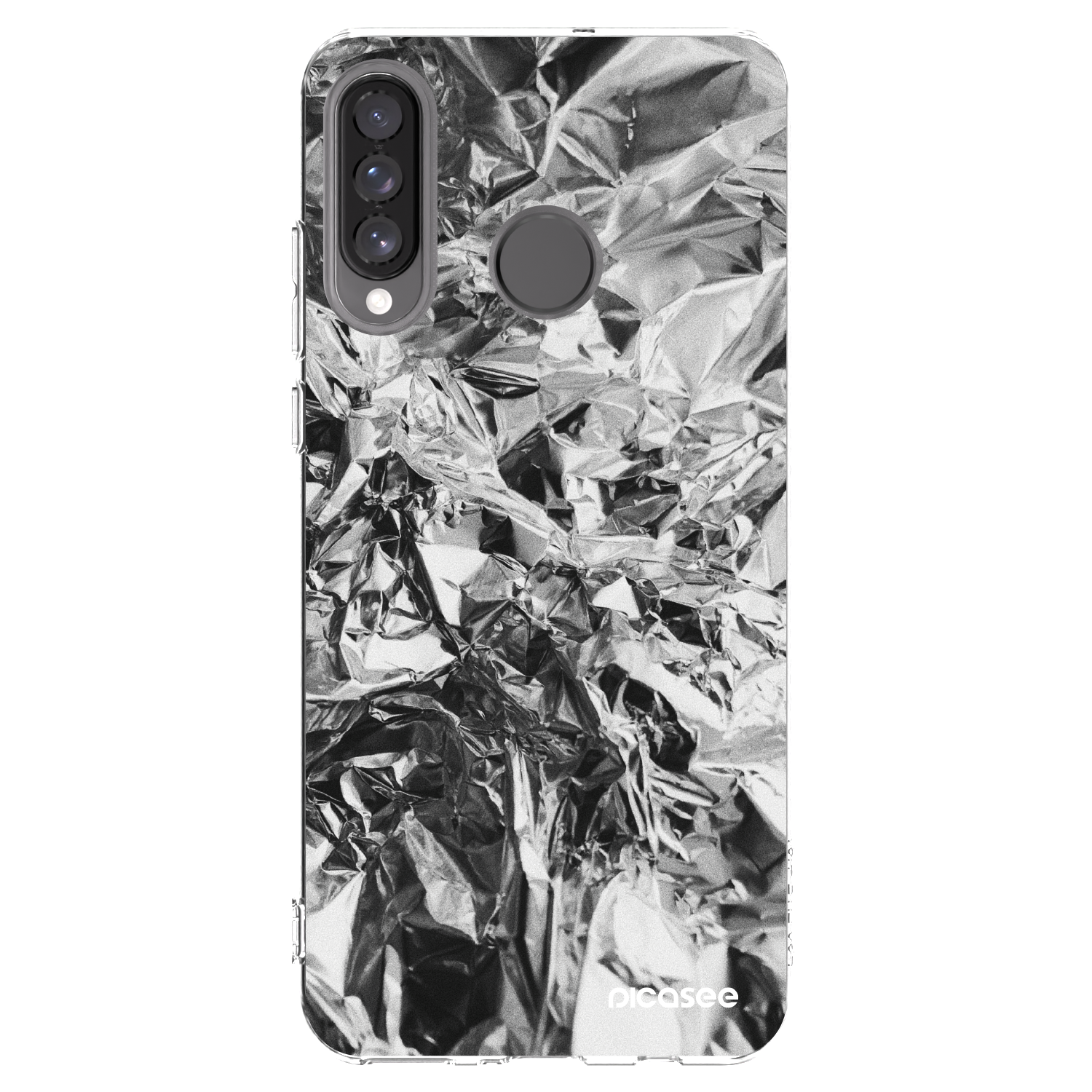 Picasee silikónový prehľadný obal pre Huawei P30 Lite - Chrome