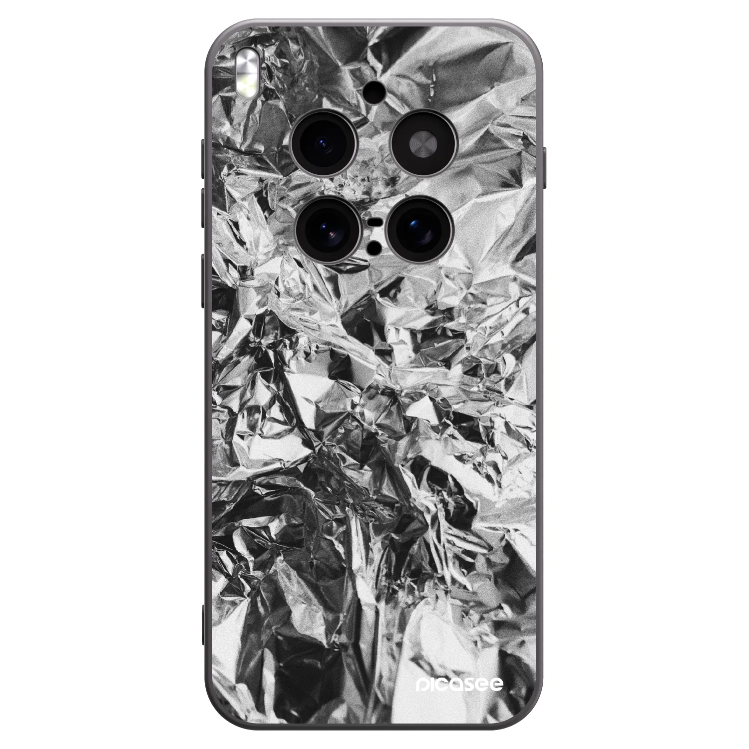 Picasee silikónový čierny obal pre Vivo X300 Pro - Chrome