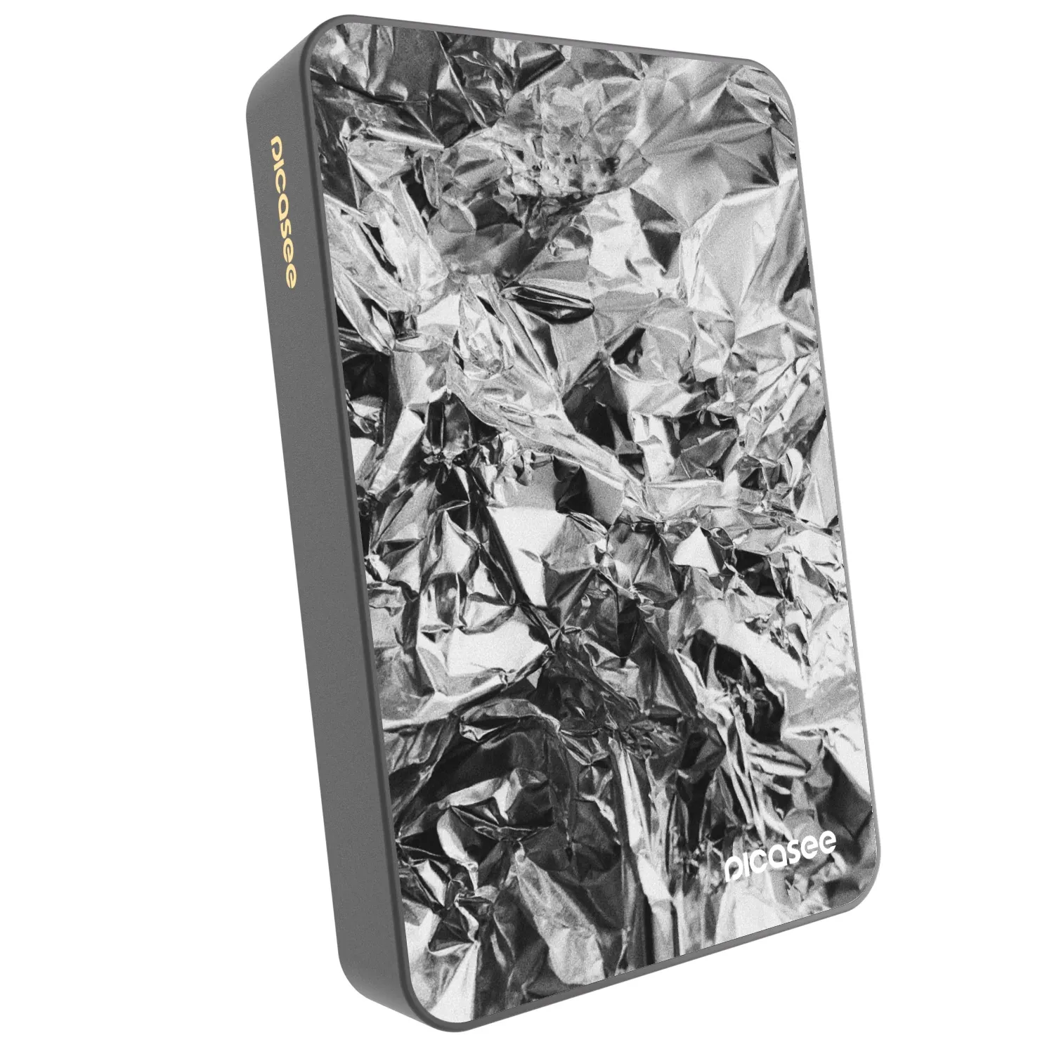 Picasee Powerbanka s MagSafe 10 000 mAh Šedá - Chrome