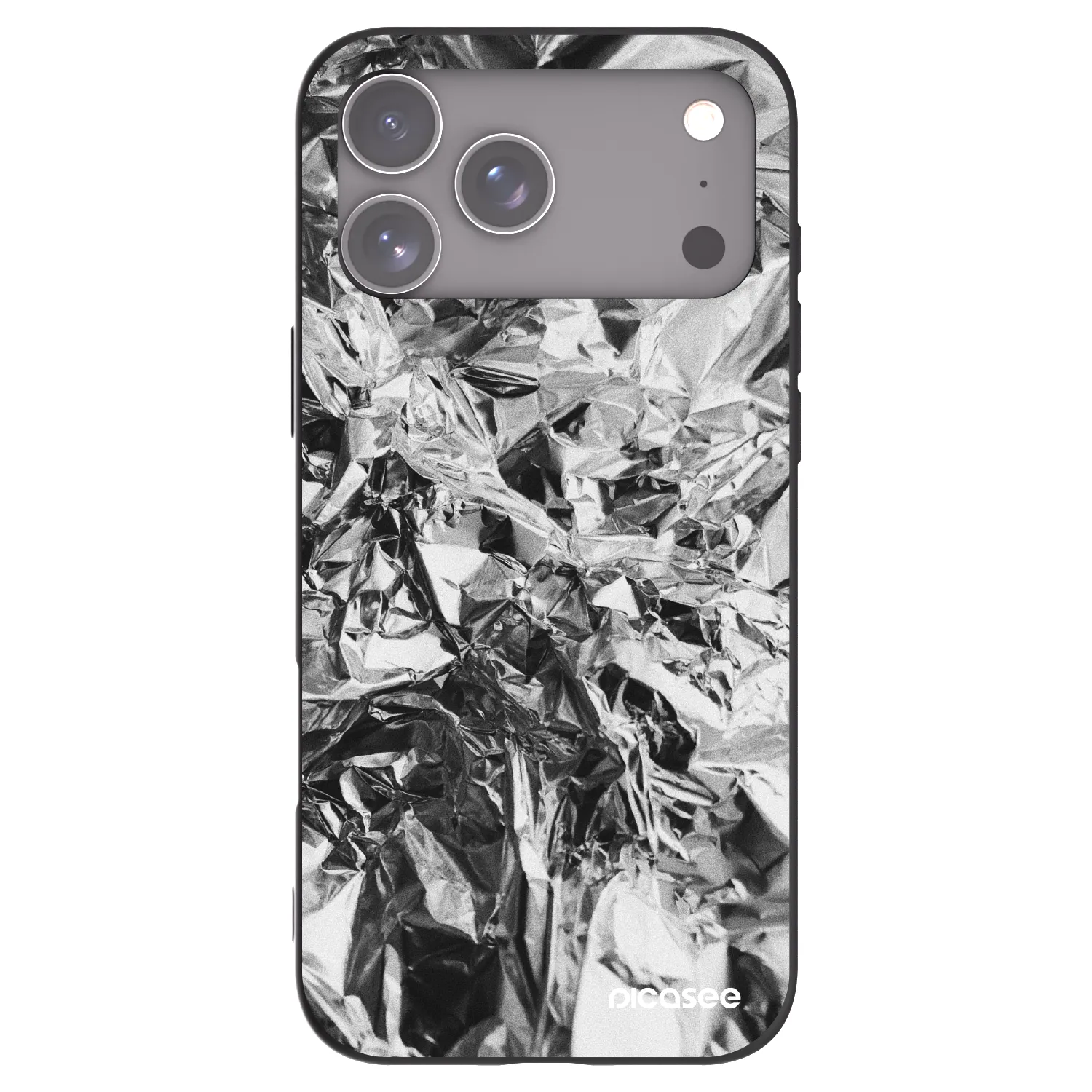 Picasee silikónový čierny obal pre Apple iPhone 18 Pro Max - Chrome