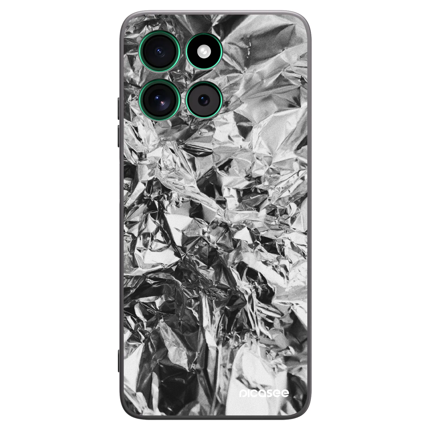 Picasee silikónový čierny obal pre Motorola Moto G57 Power - Chrome
