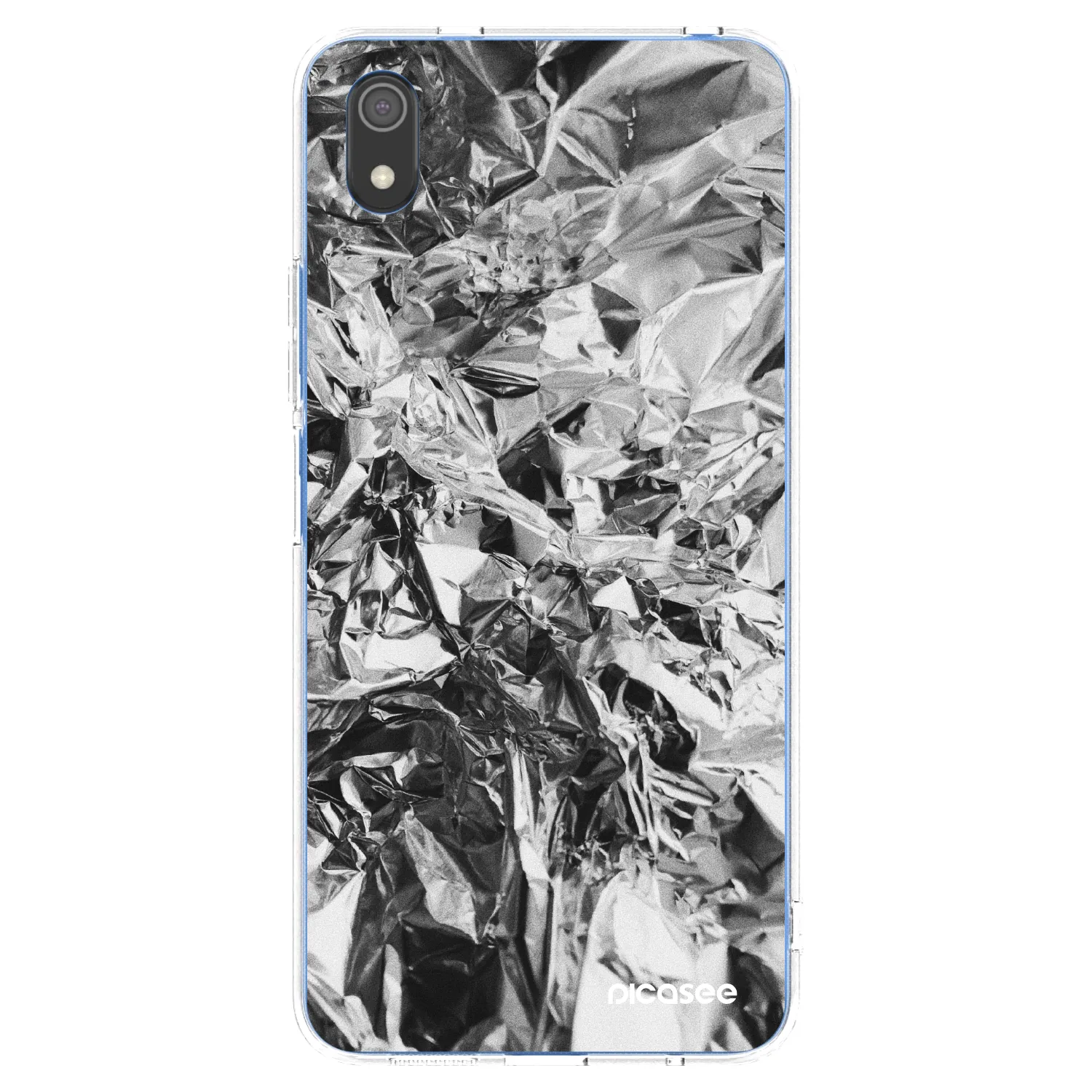 Picasee silikónový prehľadný obal pre Xiaomi Redmi 7A - Chrome