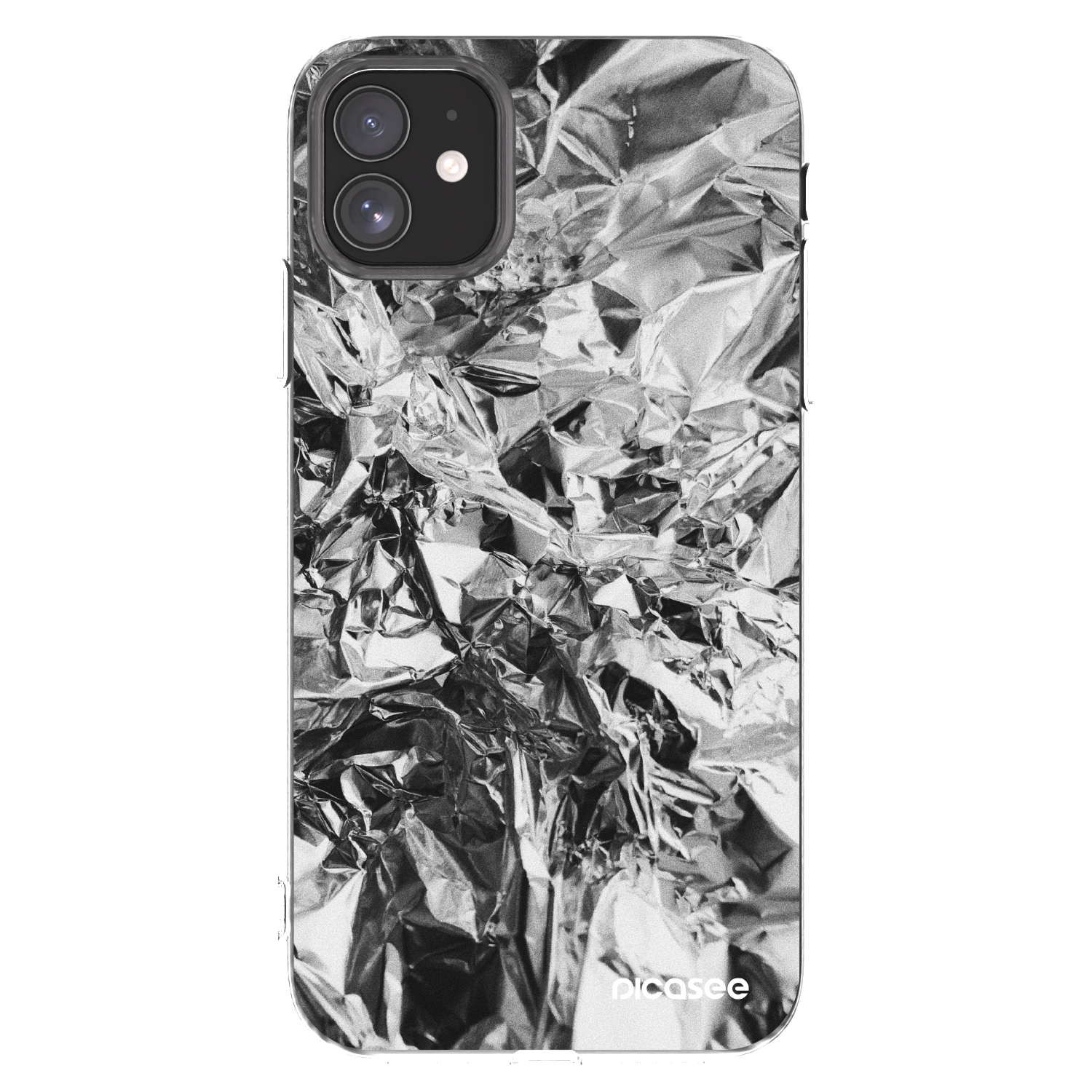 Picasee silikónový prehľadný obal pre Apple iPhone 11 - Chrome