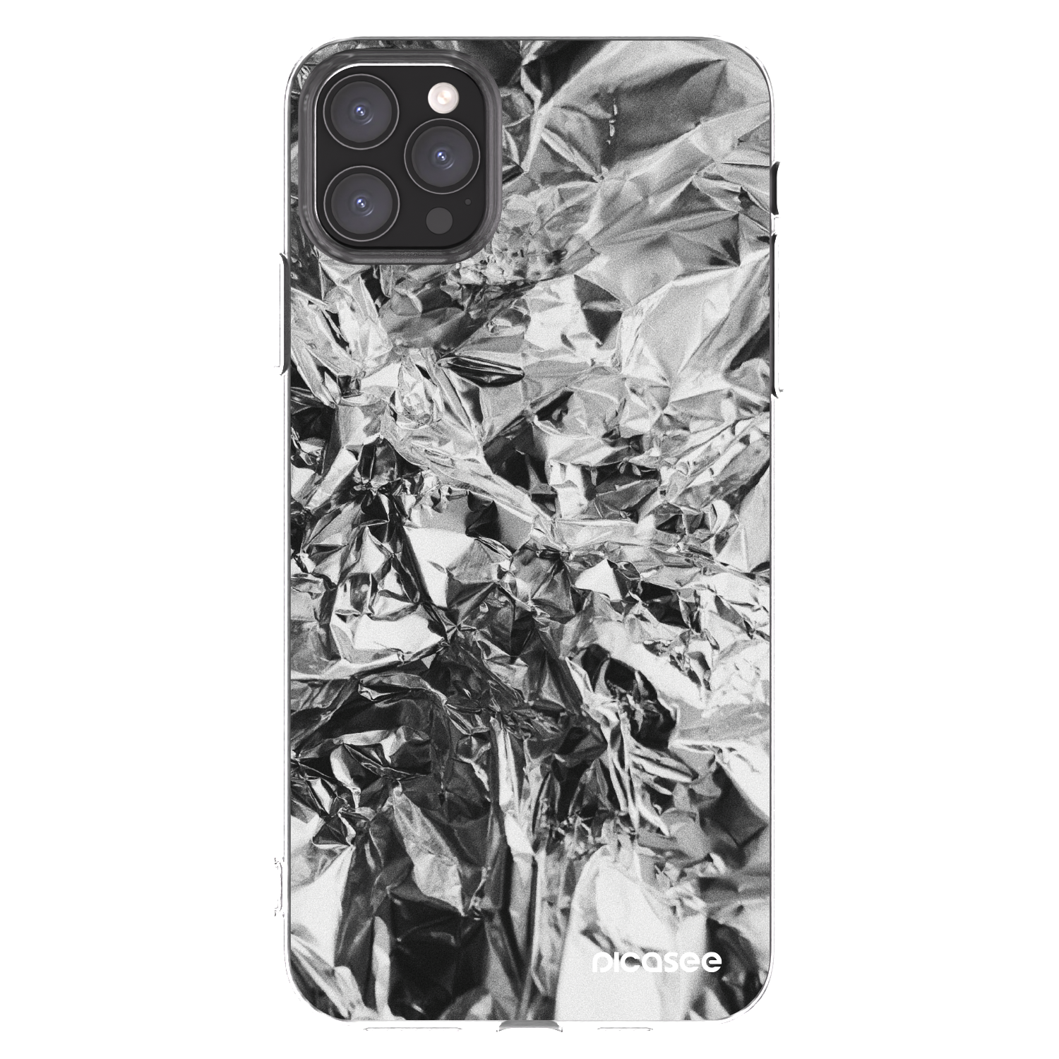 Picasee silikónový prehľadný obal pre Apple iPhone 11 Pro Max - Chrome