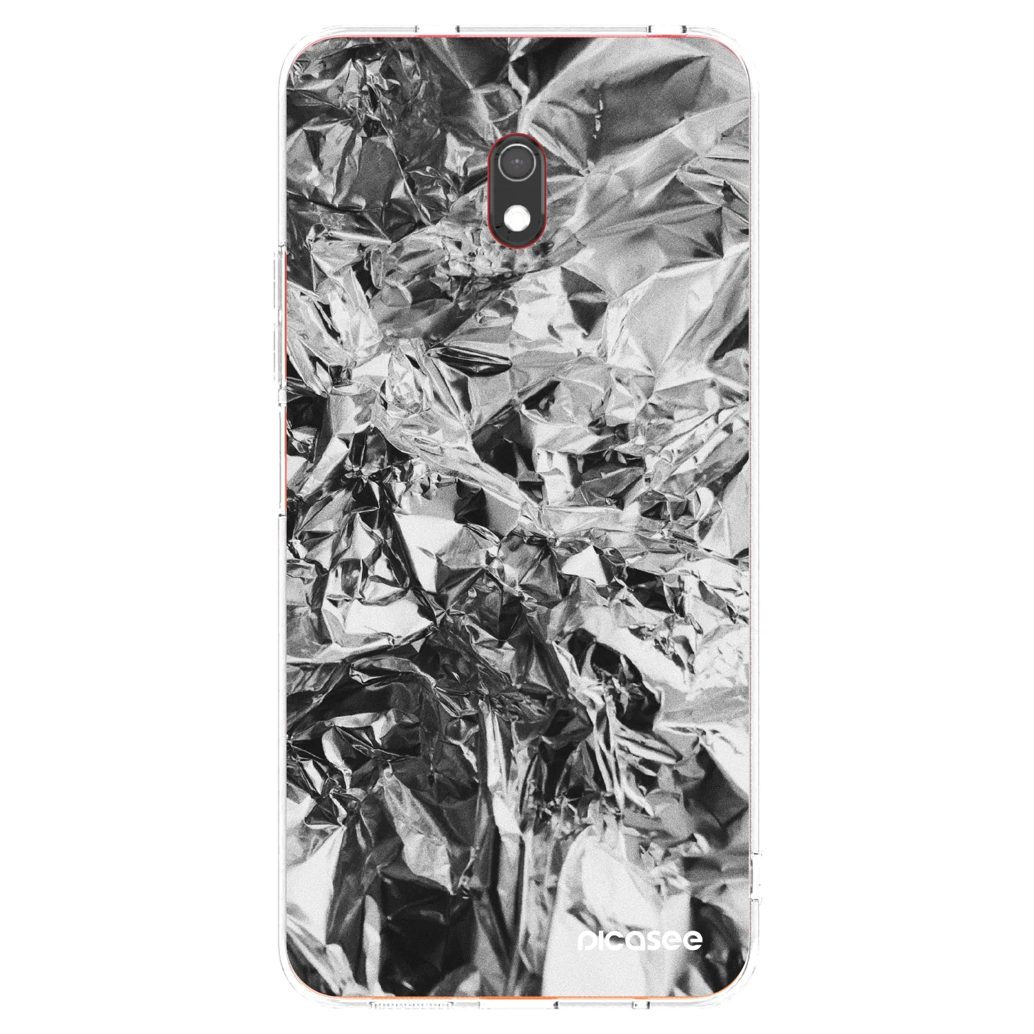 Picasee silikónový prehľadný obal pre Xiaomi Redmi 8A - Chrome