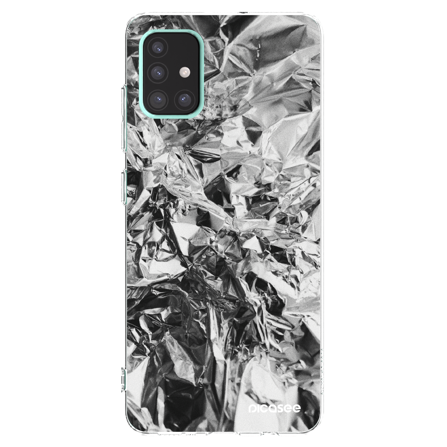 Silikónový prehľadný obal pre Samsung Galaxy A51 A515F - Chrome