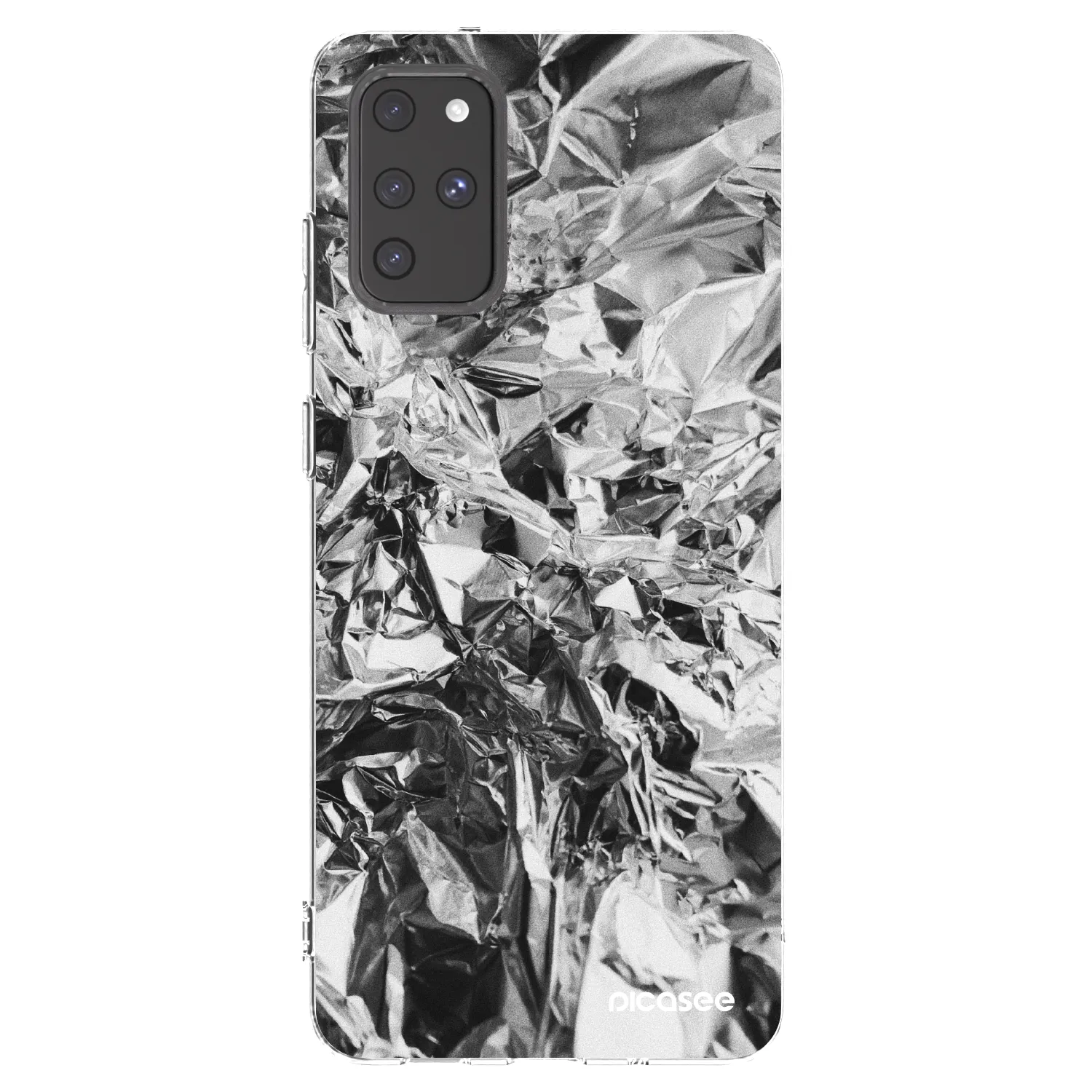 Picasee silikónový prehľadný obal pre Samsung Galaxy S20+ G985F - Chrome