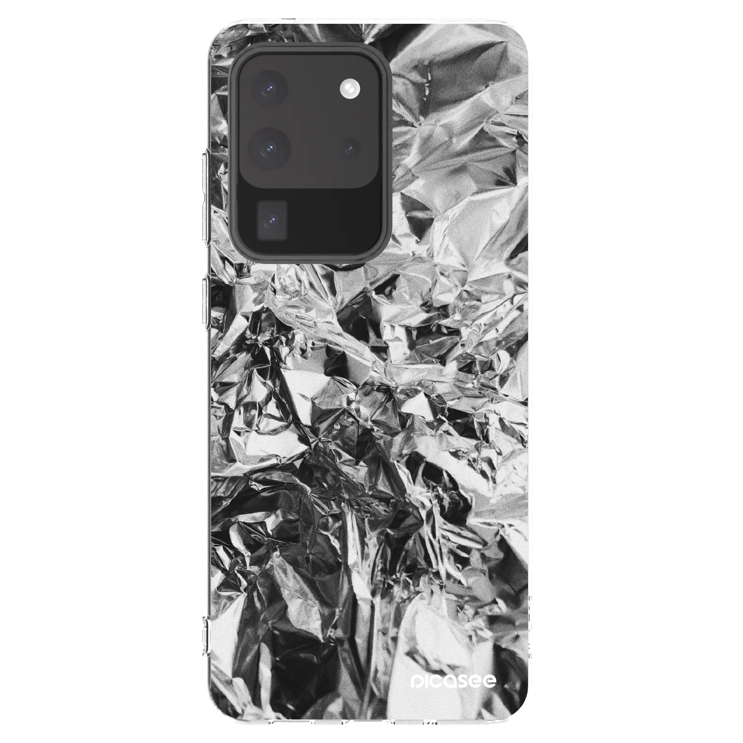 Picasee silikónový prehľadný obal pre Samsung Galaxy S20 Ultra 5G G988F - Chrome