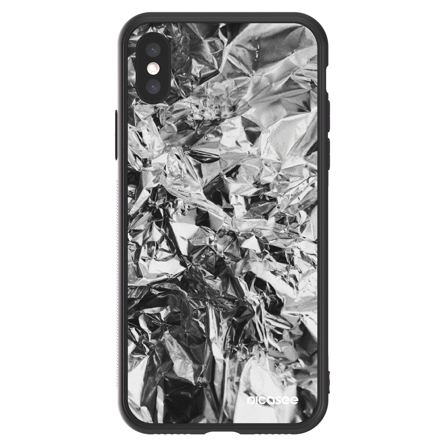 Picasee ULTIMATE CASE pro Apple iPhone X/XS - Chrome