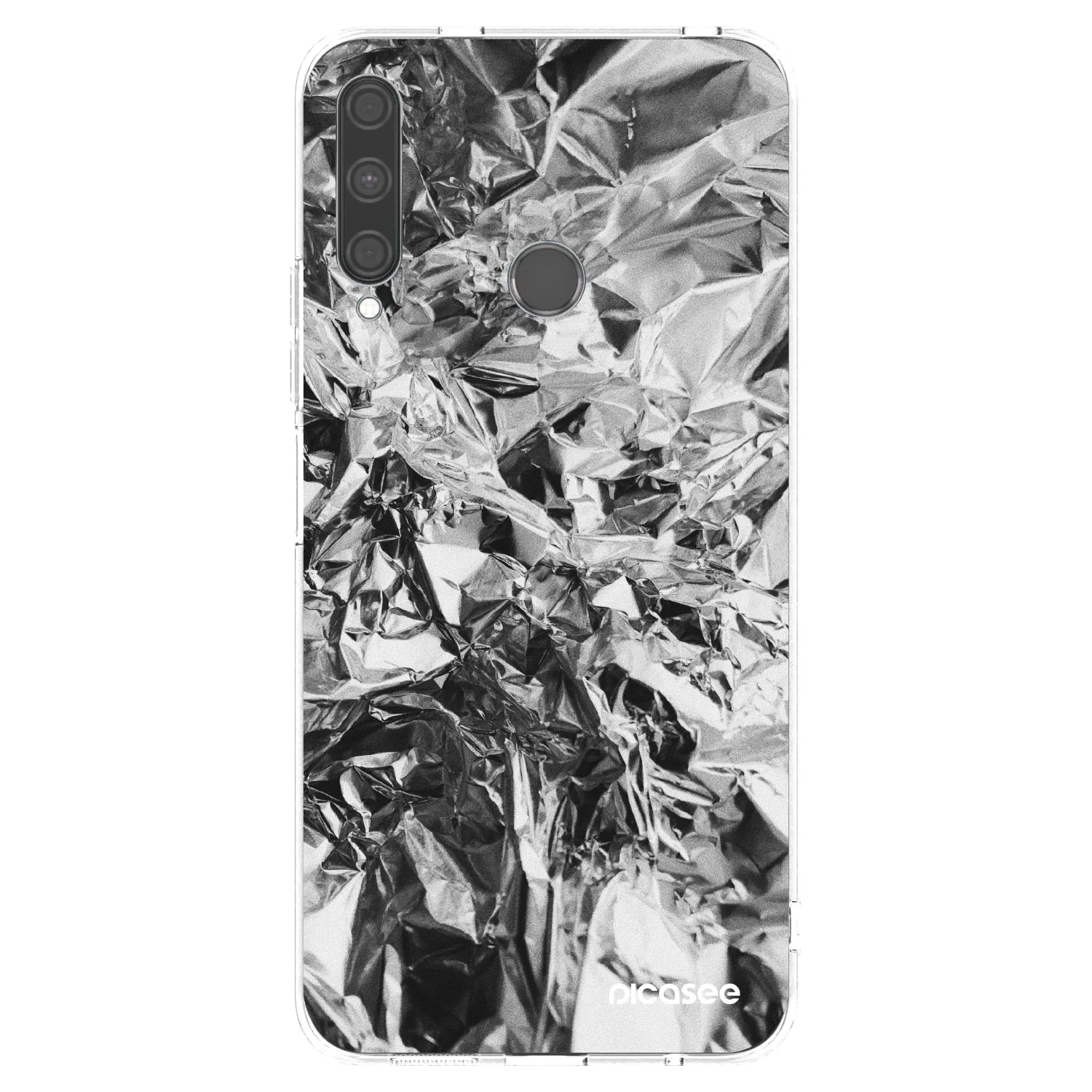 Picasee silikónový prehľadný obal pre Huawei P40 Lite E - Chrome