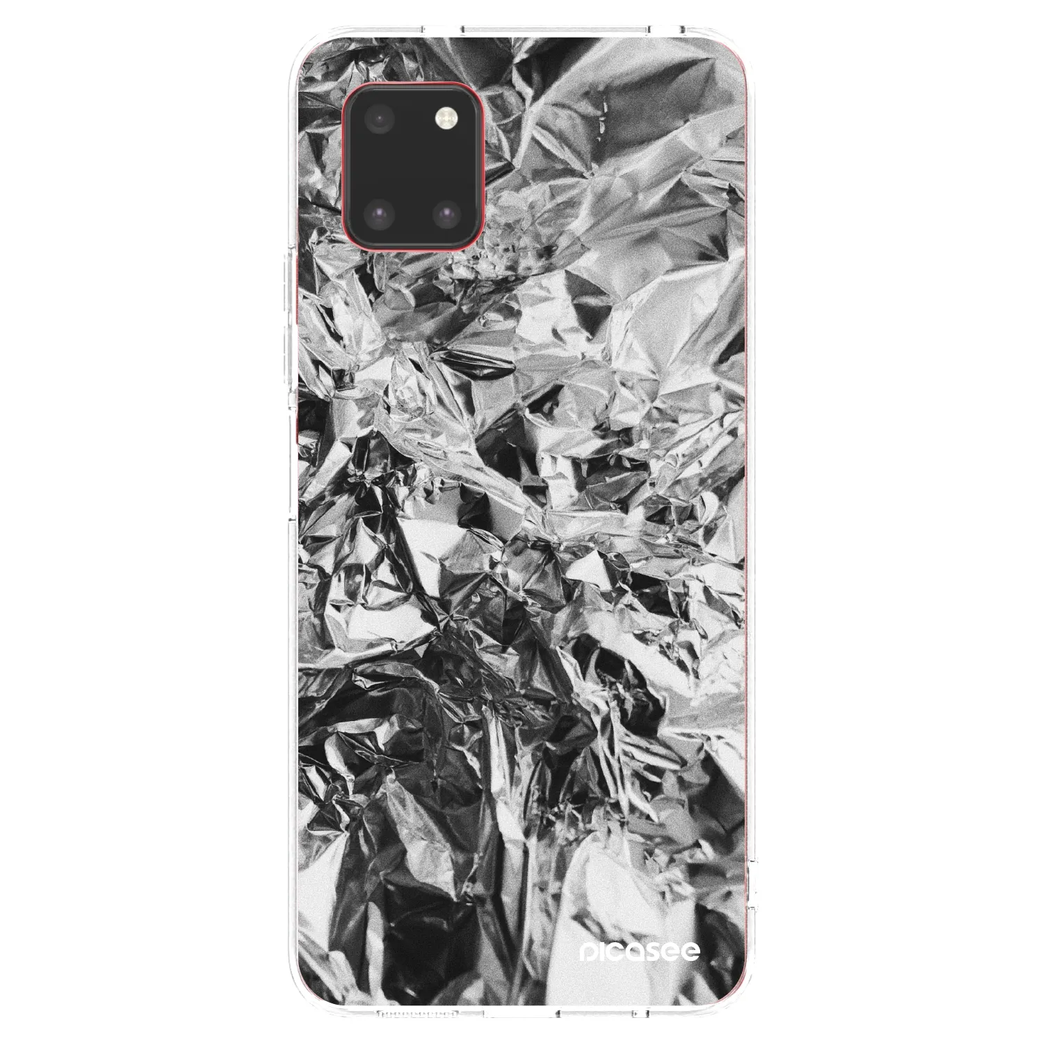 Picasee silikónový prehľadný obal pre Samsung Galaxy Note 10 Lite N770F - Chrome