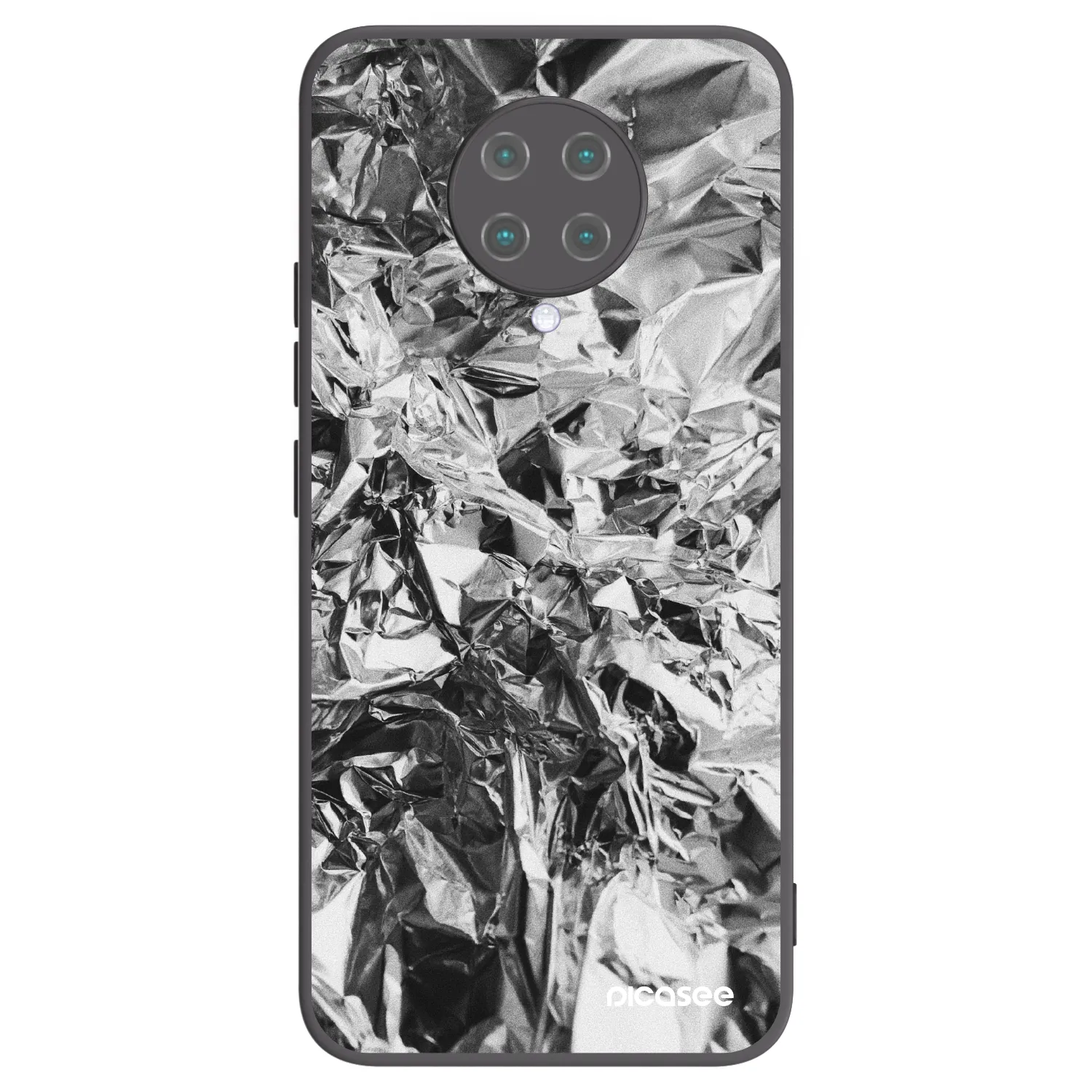Picasee silikónový čierny obal pre Xiaomi Poco F2 Pro - Chrome