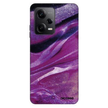 Picasee Fashion Case pre Xiaomi Redmi Note 12 Pro 5G - Purple glitter