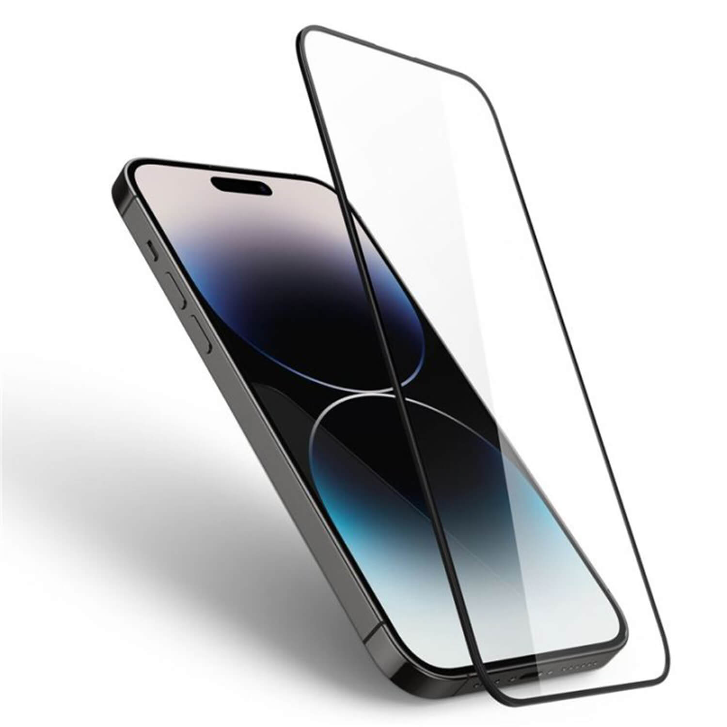 3x Picasee 3D ochranné tvrdené sklo s rámčekom pre Apple iPhone 16 - čierné - 2+1 zdarma