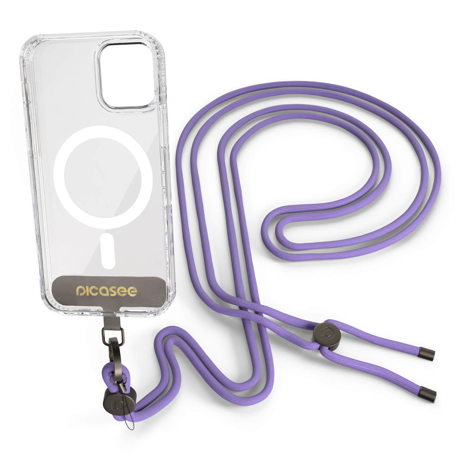 Picasee Cross-body phone strap - Fialová
