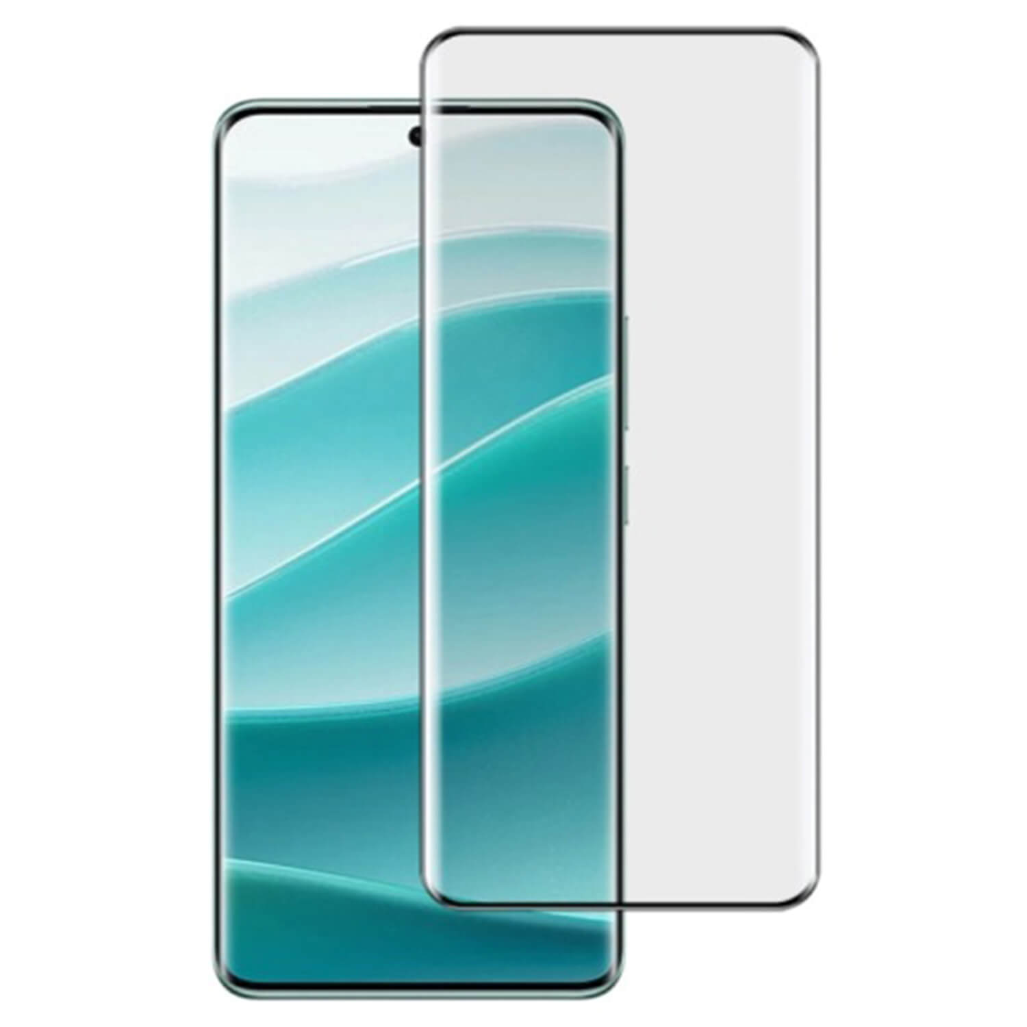 Picasee 3D zahnuté ochranné sklo pre Xiaomi Redmi Note 14 Pro 5G - čierne