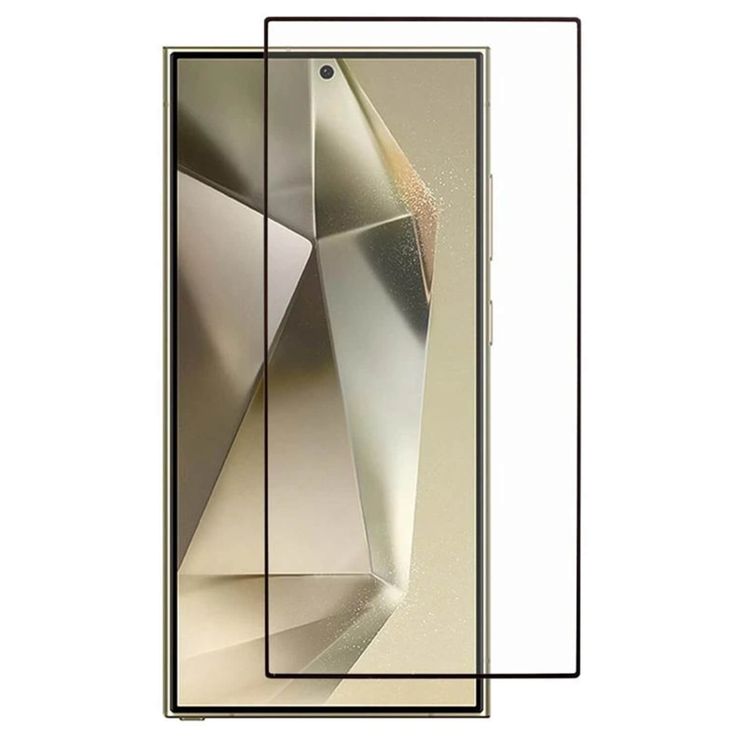 3x Picasee 3D ochranné tvrdené sklo s rámčekom pre Samsung Galaxy S25 Ultra 5G - čierné - 2+1 zdarma 489012