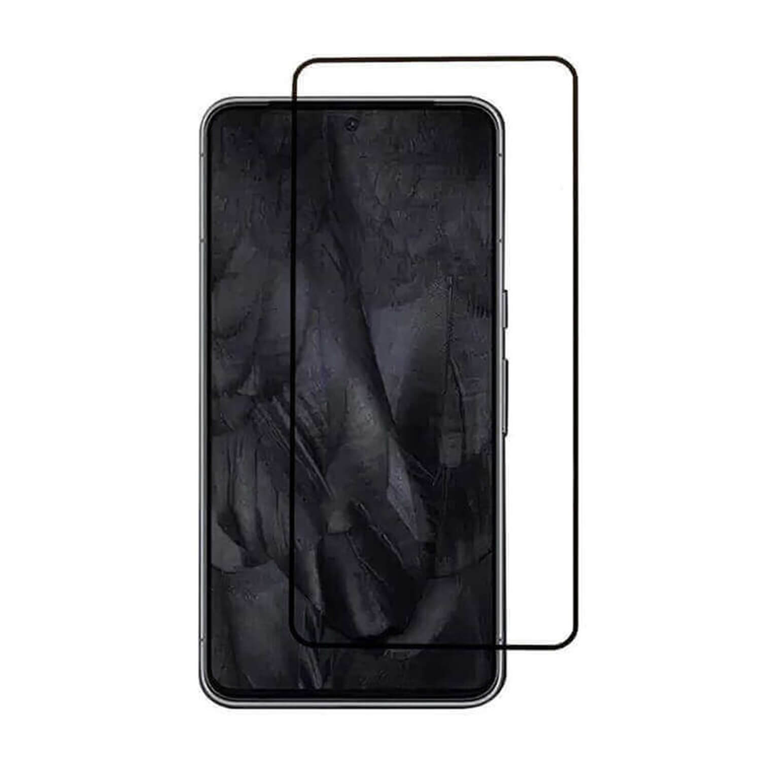 Picasee 3D ochranné tvrdené sklo s rámčekom pre Google Pixel 8a - čierné 501011