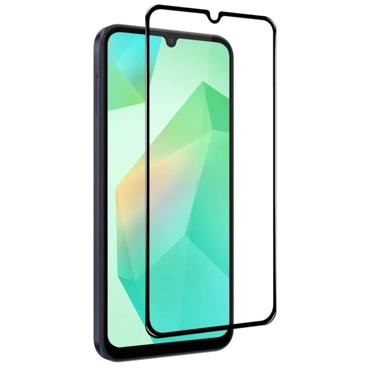 Picasee 3D ochranné tvrdené sklo s rámčekom pre Samsung Galaxy A26 5G A266B - čierné