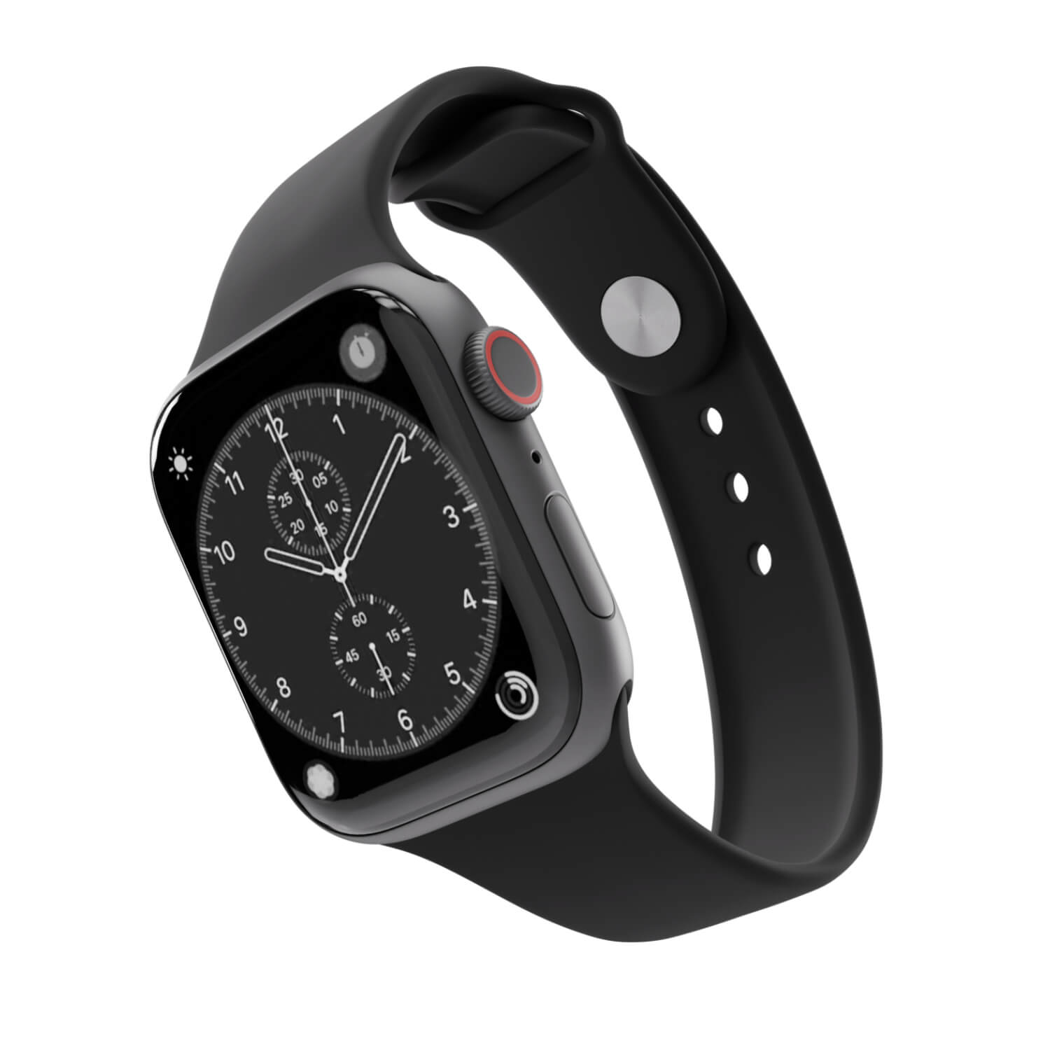 Opasok s gravírovaním pre Apple Watch 42 mm (10.series) - Čierna