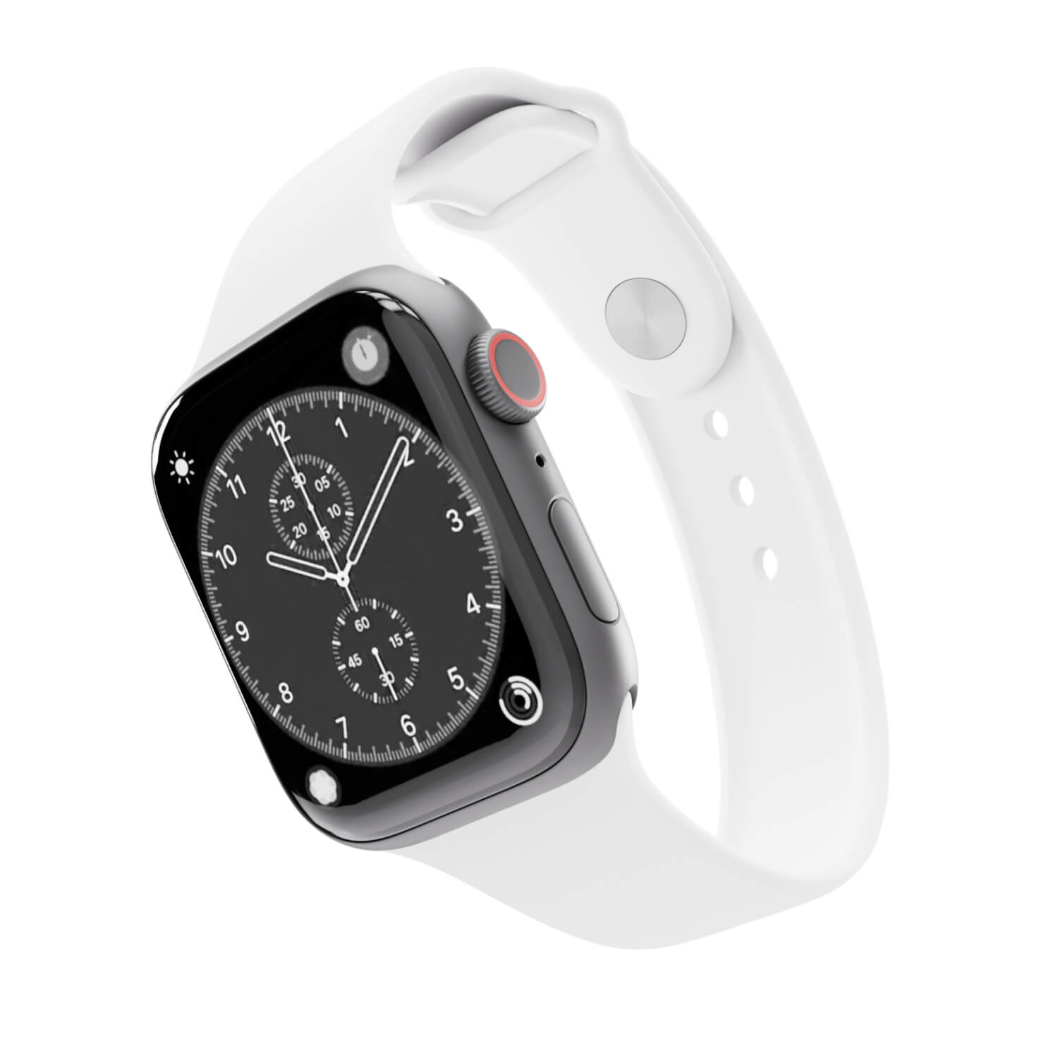 Opasok s gravírovaním pre Apple Watch 40 mm (5.series) - Biela