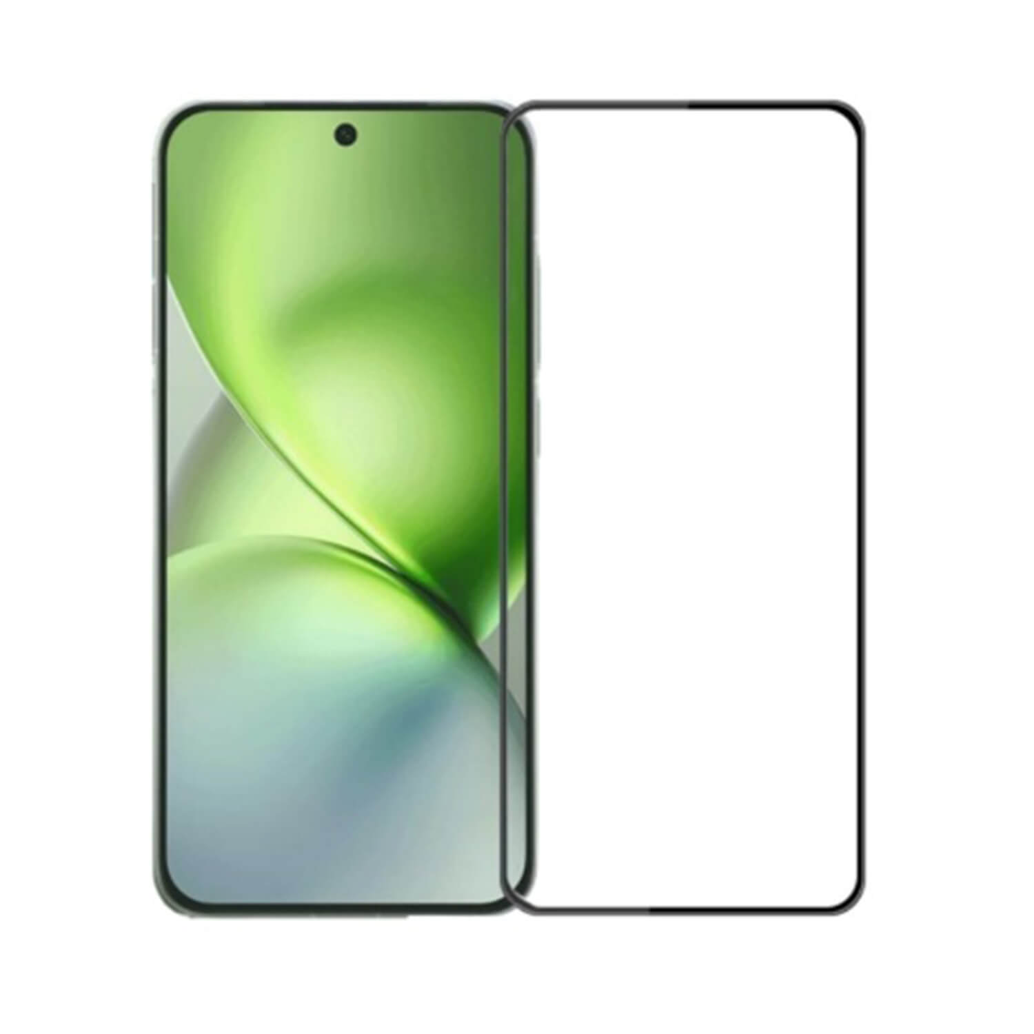 Picasee 3D ochranné tvrdené sklo s rámčekom pre Vivo X200 Pro - čierné