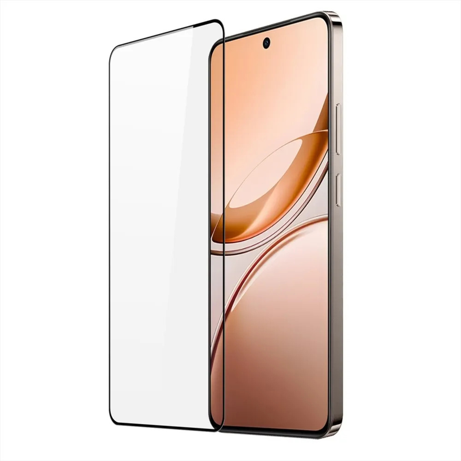 3x Picasee 3D ochranné tvrdené sklo s rámčekom pre Vivo V50 Lite 5G - čierné - 2+1 zdarma