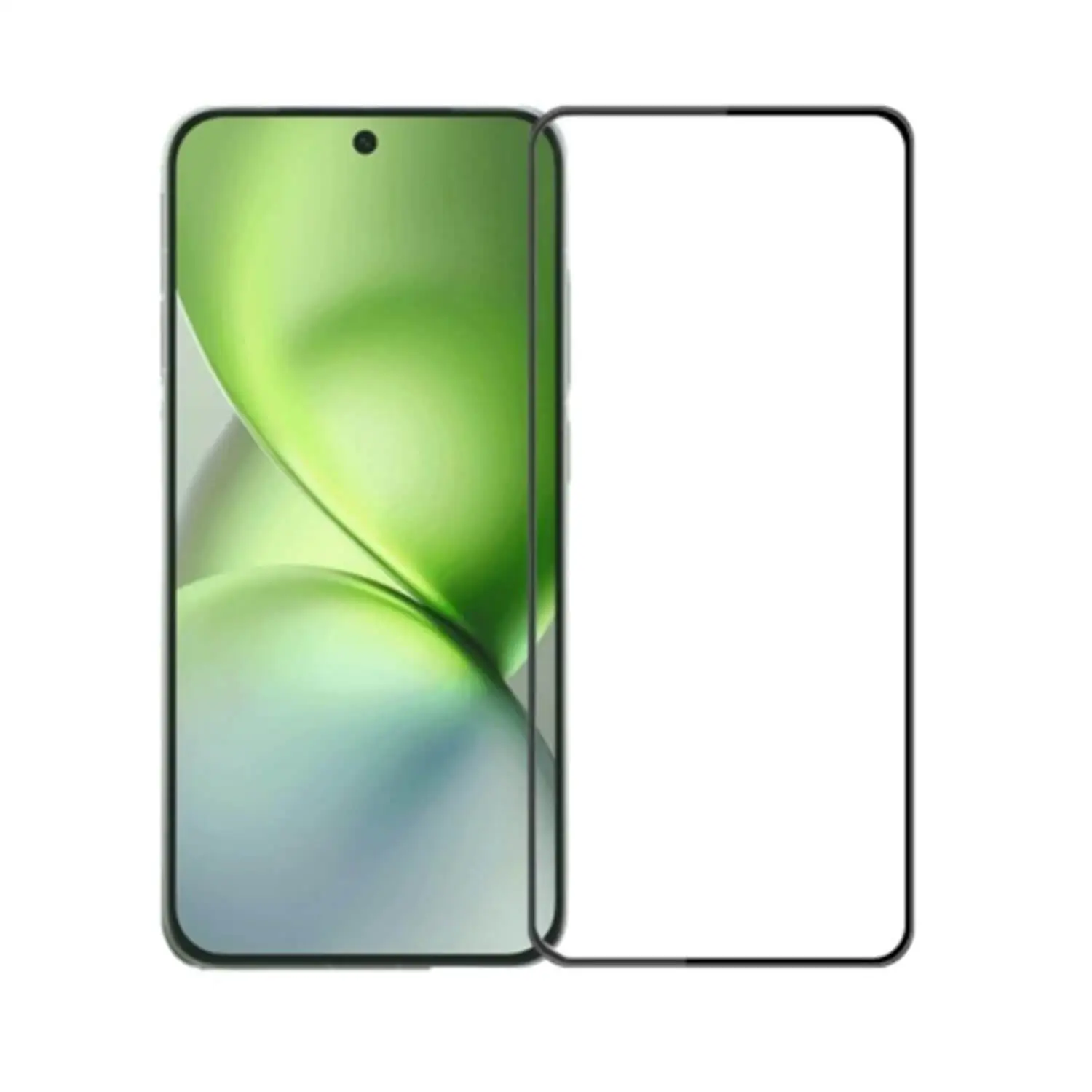 3x Picasee 3D ochranné tvrdené sklo s rámčekom pre Xiaomi Redmi A5 - čierné - 2+1 zdarma