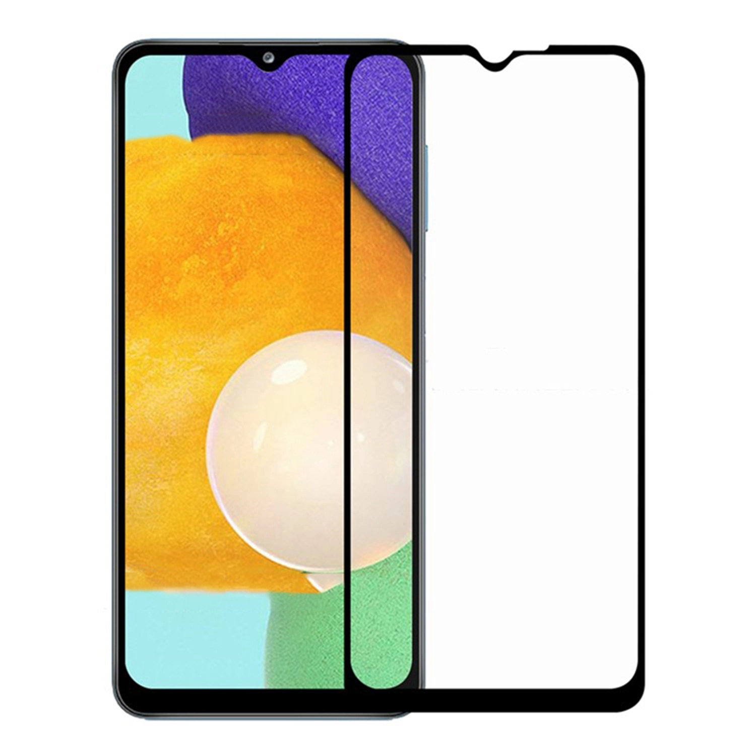 Picasee 3D ochranné tvrdené sklo s rámčekom pre Samsung Galaxy A13 5G - čierné