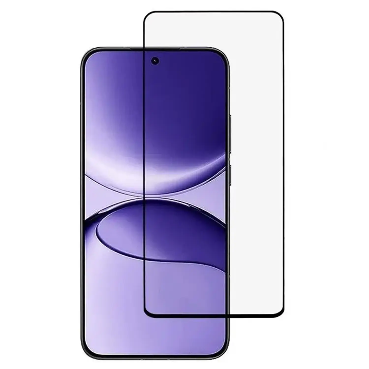 3x Picasee 3D ochranné tvrdené sklo s rámčekom pre Xiaomi Poco F7 5G - čierné - 2+1 zdarma
