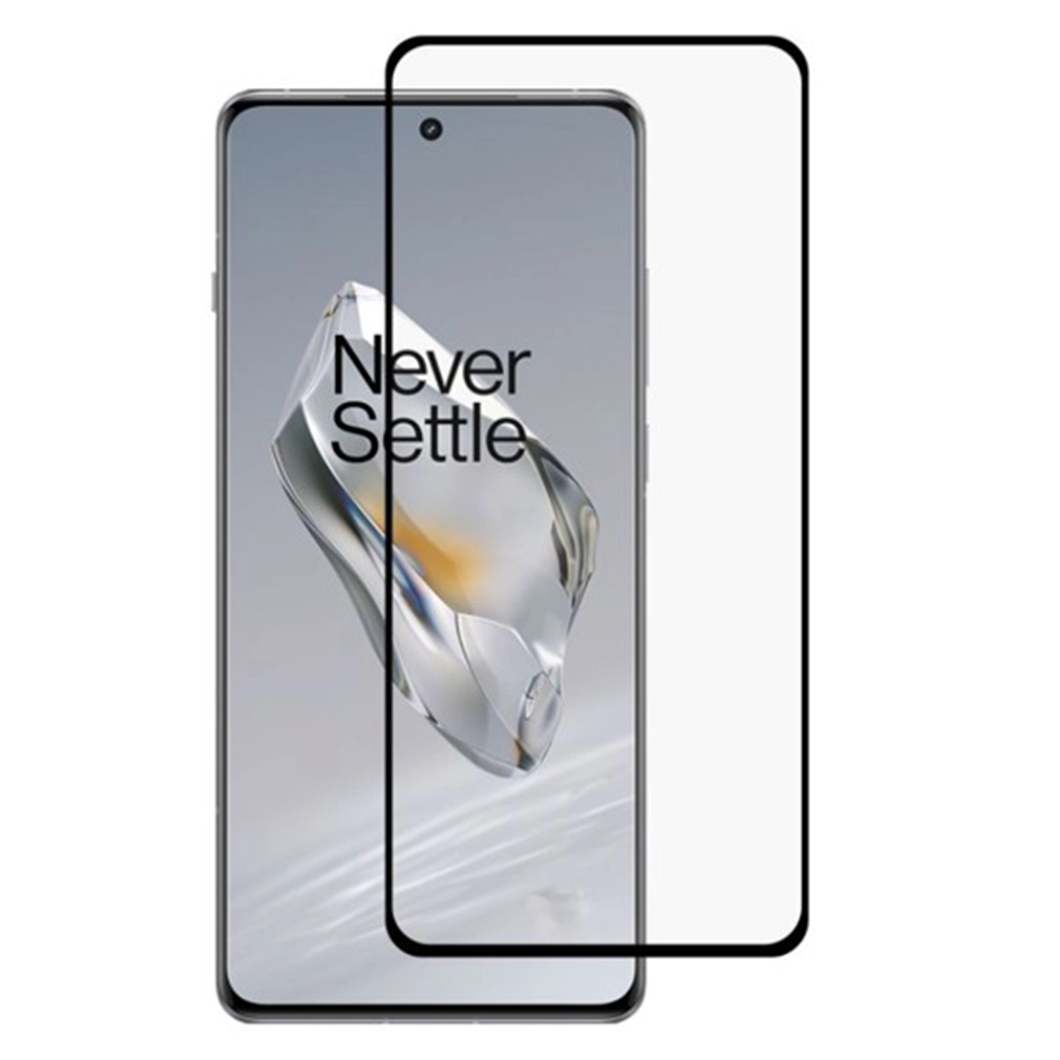 Picasee 3D ochranné tvrdené sklo s rámčekom pre OnePlus 13R 5G - čierné
