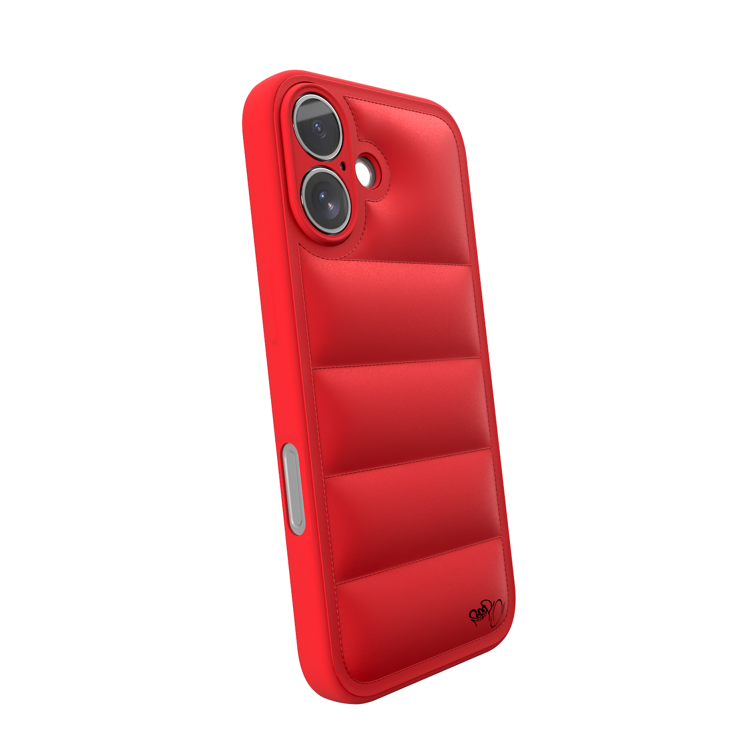 Picasee Puffer case pro Apple iPhone 17 - Separ Puffer - Červená