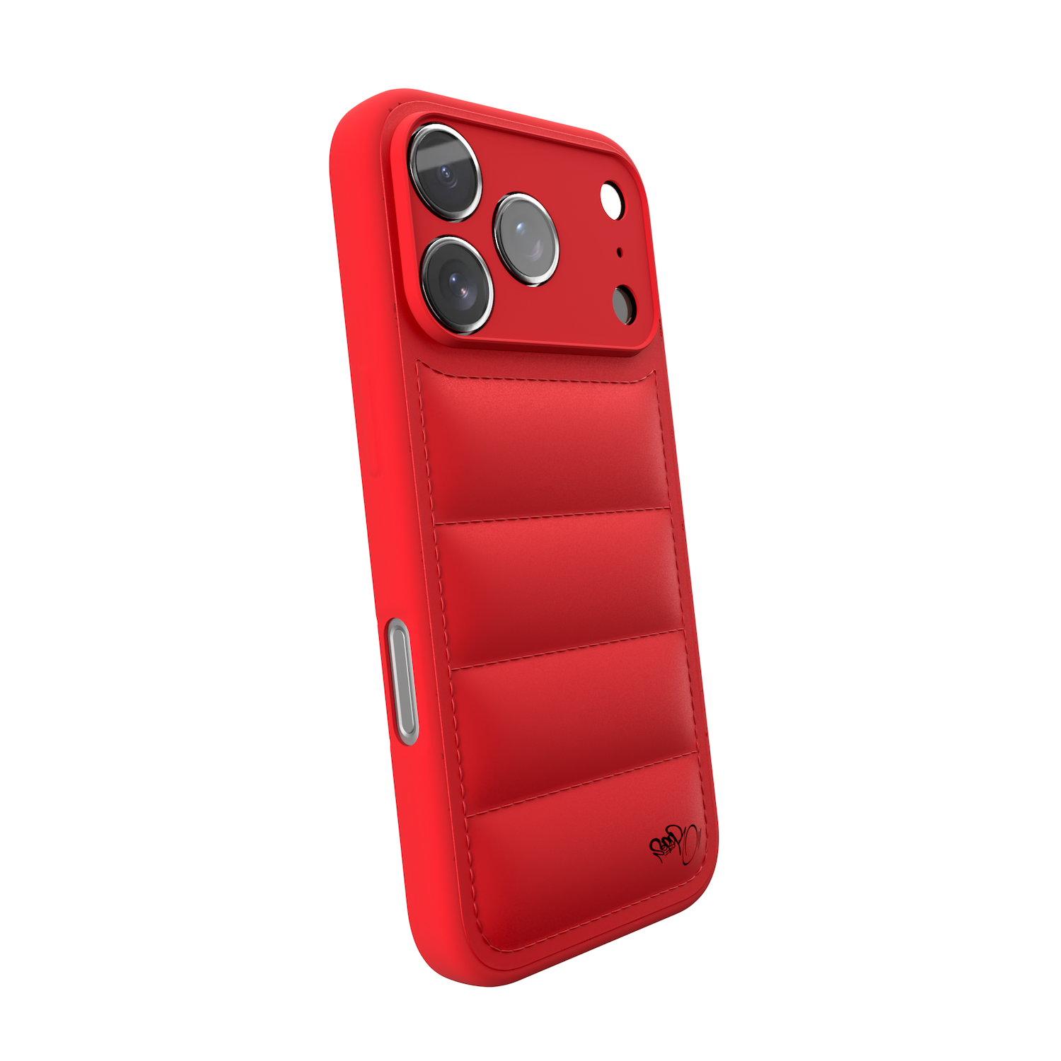 Picasee Puffer case pro Apple iPhone 17 Pro - Separ Puffer - Červená