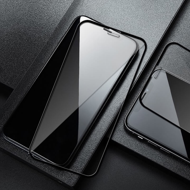 3x 3D ochranné tvrdené sklo s rámčekom pre Apple iPhone 11 Pro - čierné - 2+1 zdarma
