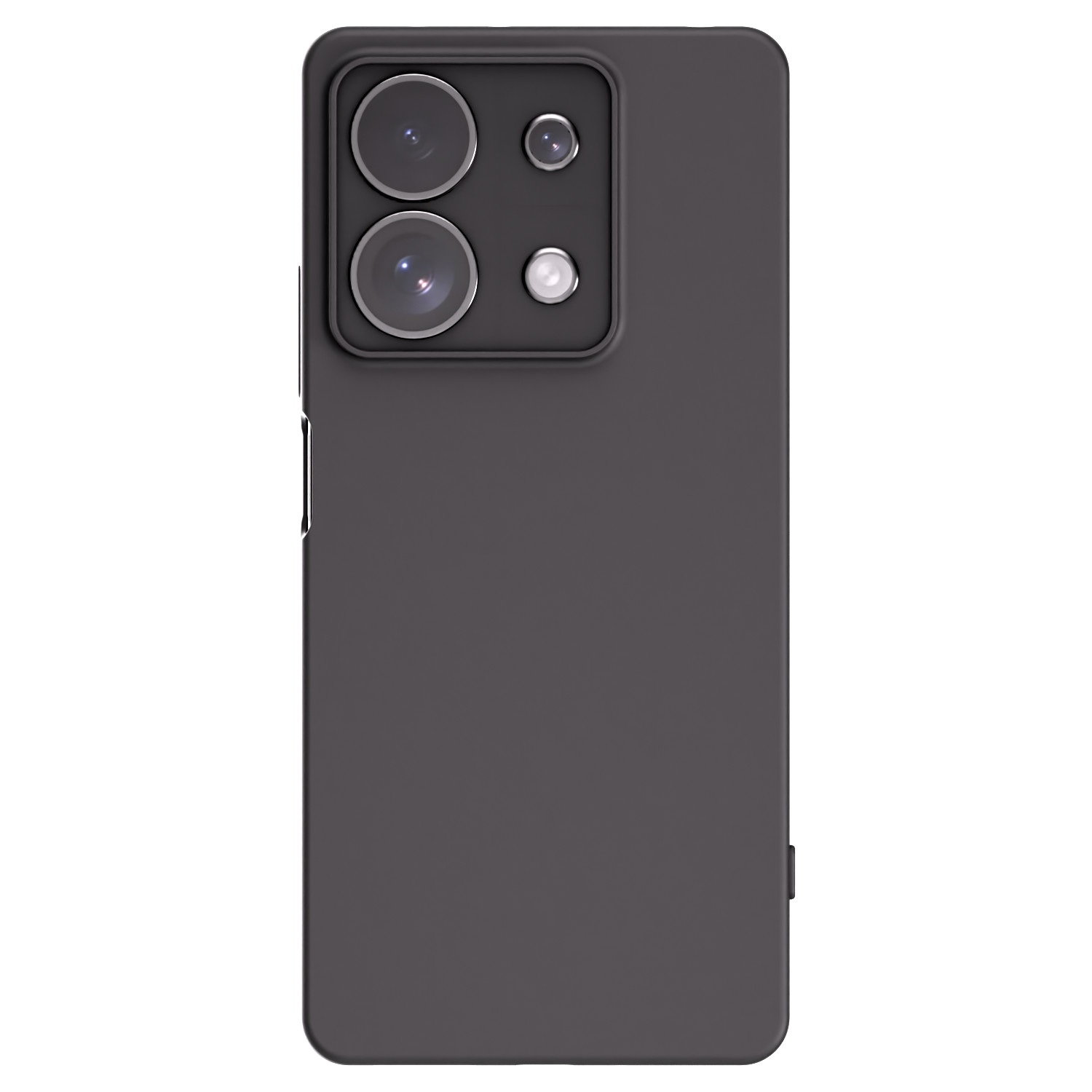 Silikónový čierny obal pre Xiaomi Redmi Note 13 Pro 4G - Vlastný fotka/motiv